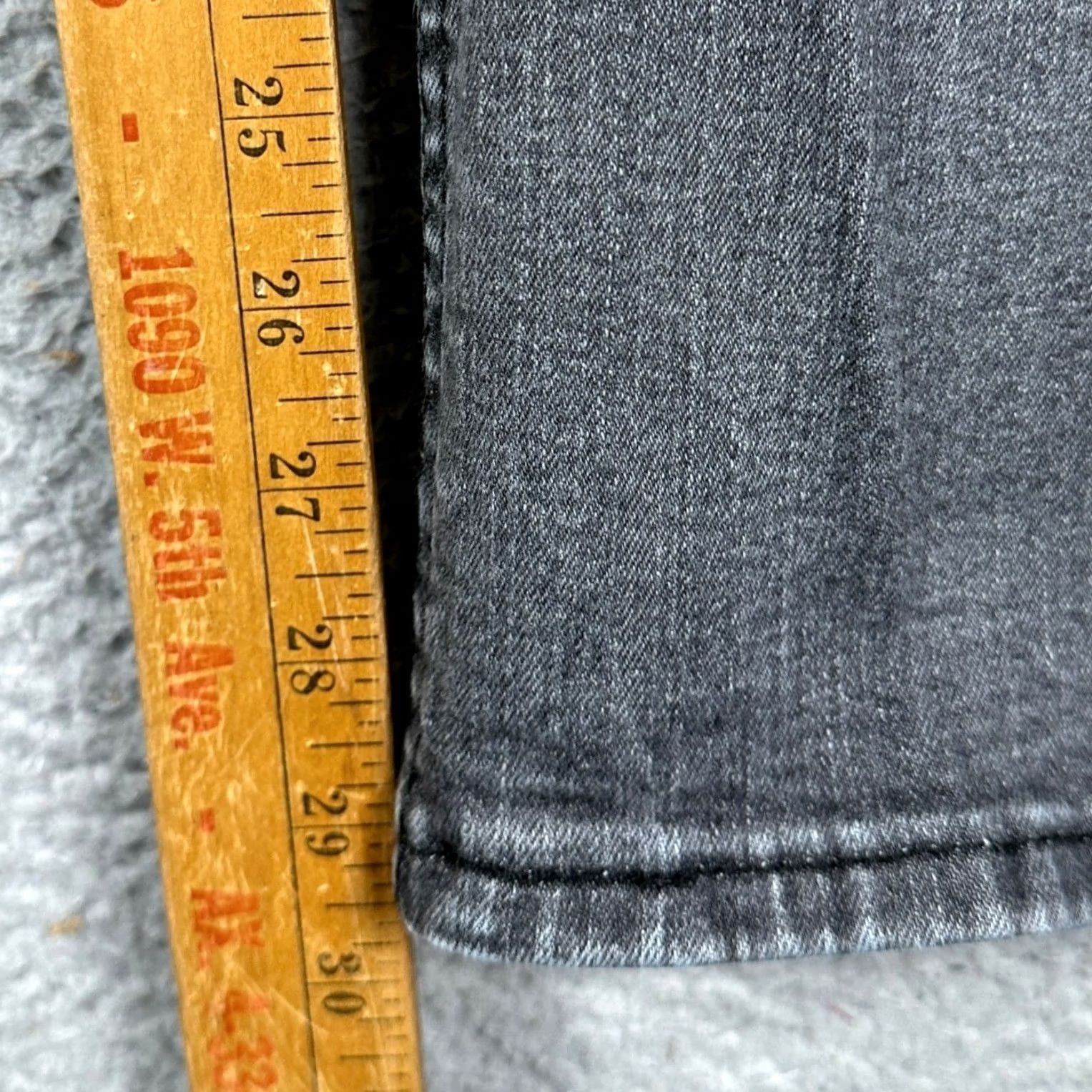 Levi's Levi's 514 Jeans Mens 38X30 Grey Straight Fit Distressed 5 Pocket Stretch Denim Size US 38 / EU 54 - 7 Thumbnail