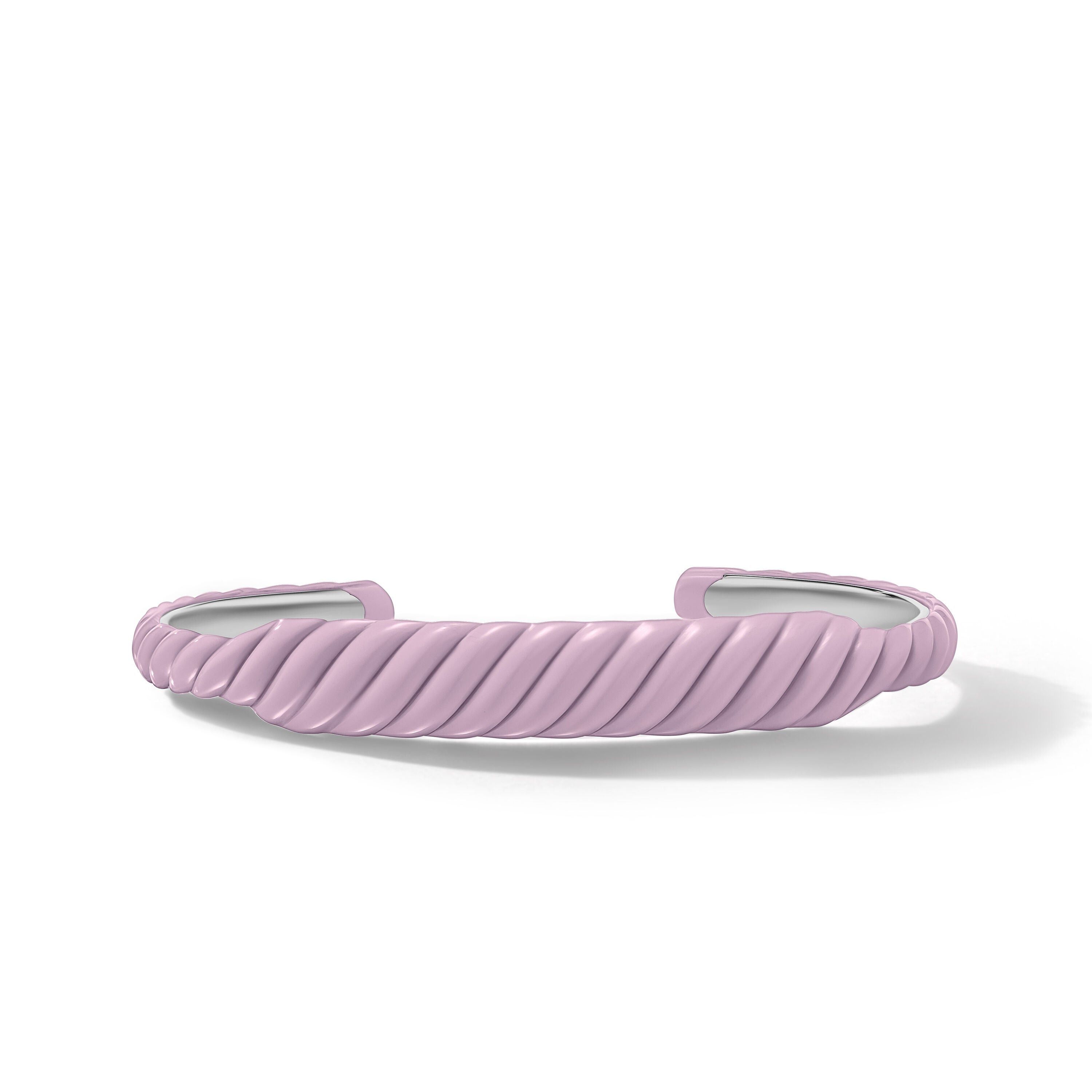 David Yurman o1w1db10325 Sculpted Cable Color Contour Cuff Brac Lavender Size ONE SIZE - 1 Thumbnail
