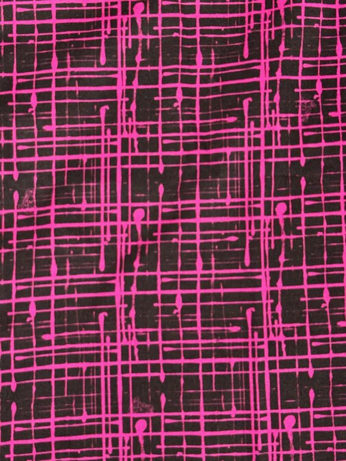 Versace SS2012 Versace Black & Pink Abstract Checkered Shirt Size US M / EU 48-50 / 2 - 8 Thumbnail