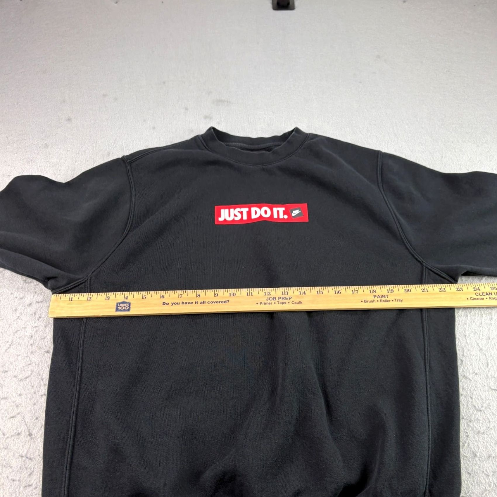 Nike Nike Sweatshirt Mens Medium Black Crew Neck Fleece Pullover Spell Out Size US M / EU 48-50 / 2 - 4 Thumbnail