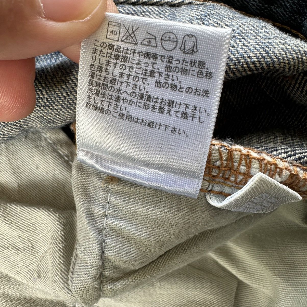 Japanese Brand Vintage Japanese Faded Distressed Denim Jean Pant W33 Size US 33 - 7 Thumbnail
