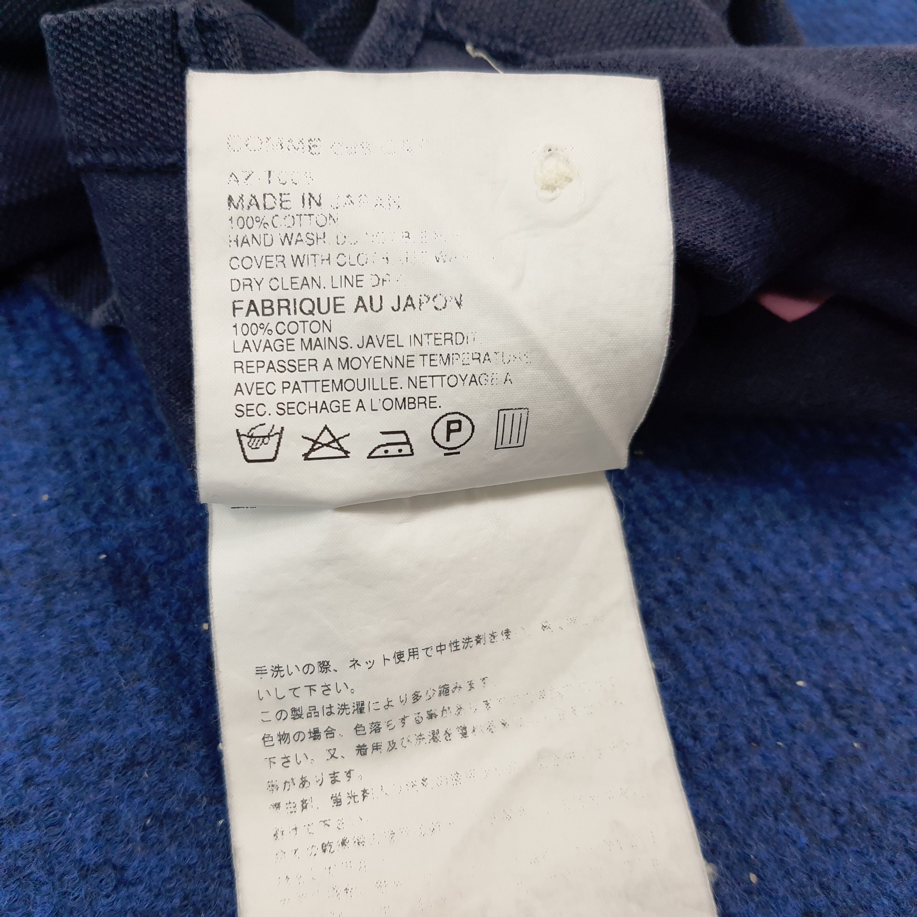 Comme des Garcons PLAY × Japanese Brand × Vintage Vintage Comme Des Garcons Play Japanese Brand Polo Shirt Size US S / EU 44-46 / 1 - 6 Thumbnail