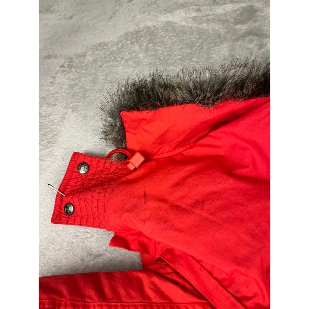 Vintage Vintage Brambilla France Red Down Coat Graphic Embroidery Size L / US 10 / IT 46 - 10 Thumbnail