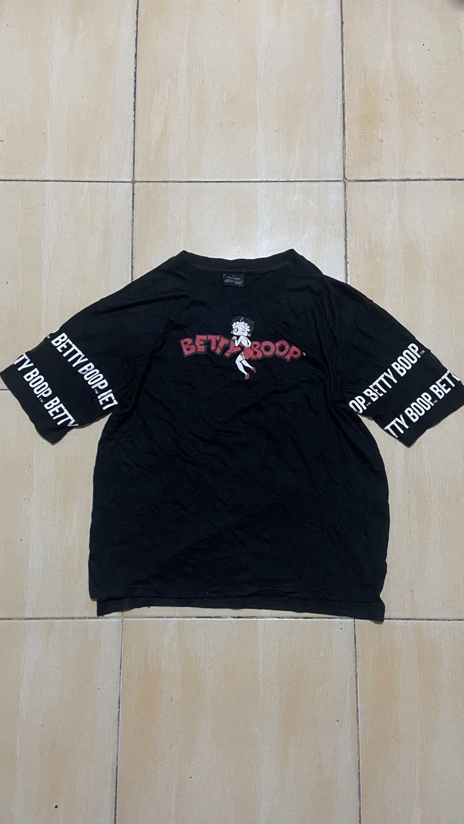 Japanese Brand × Other × Vintage Oversized Fishnet Strange Heaven x Betty Boop Tee Size US M / EU 48-50 / 2 - 2 Thumbnail