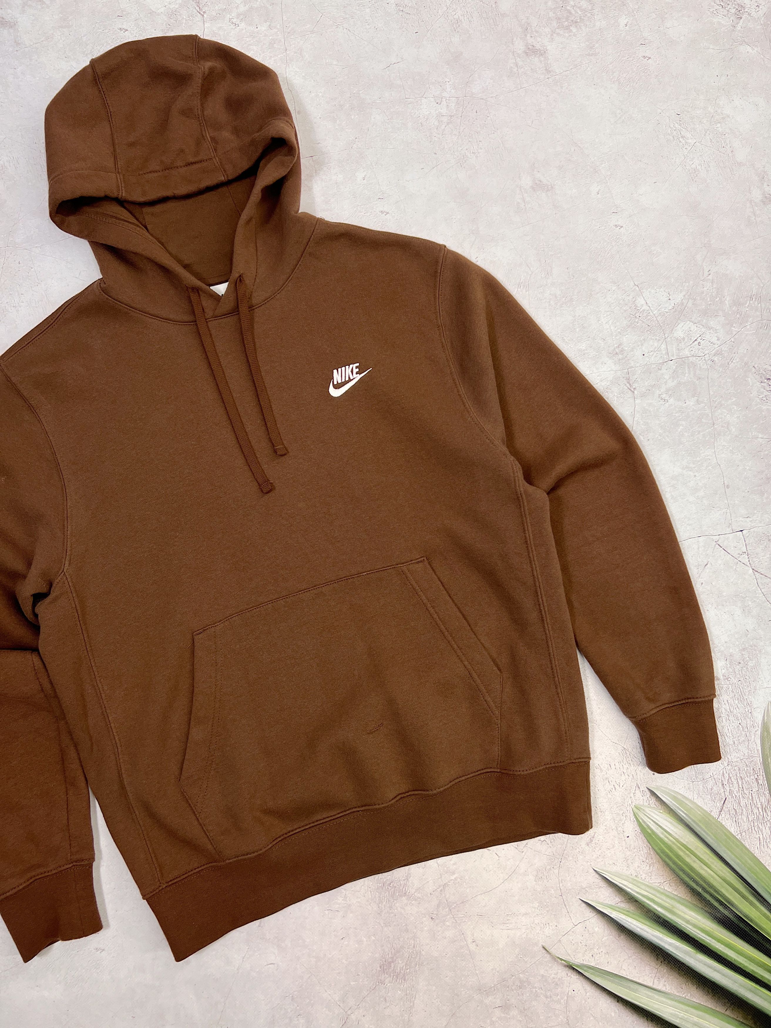 Nike Nike Brown Hoodie Small Swoosh Logo Size US M / EU 48-50 / 2 - 5 Thumbnail