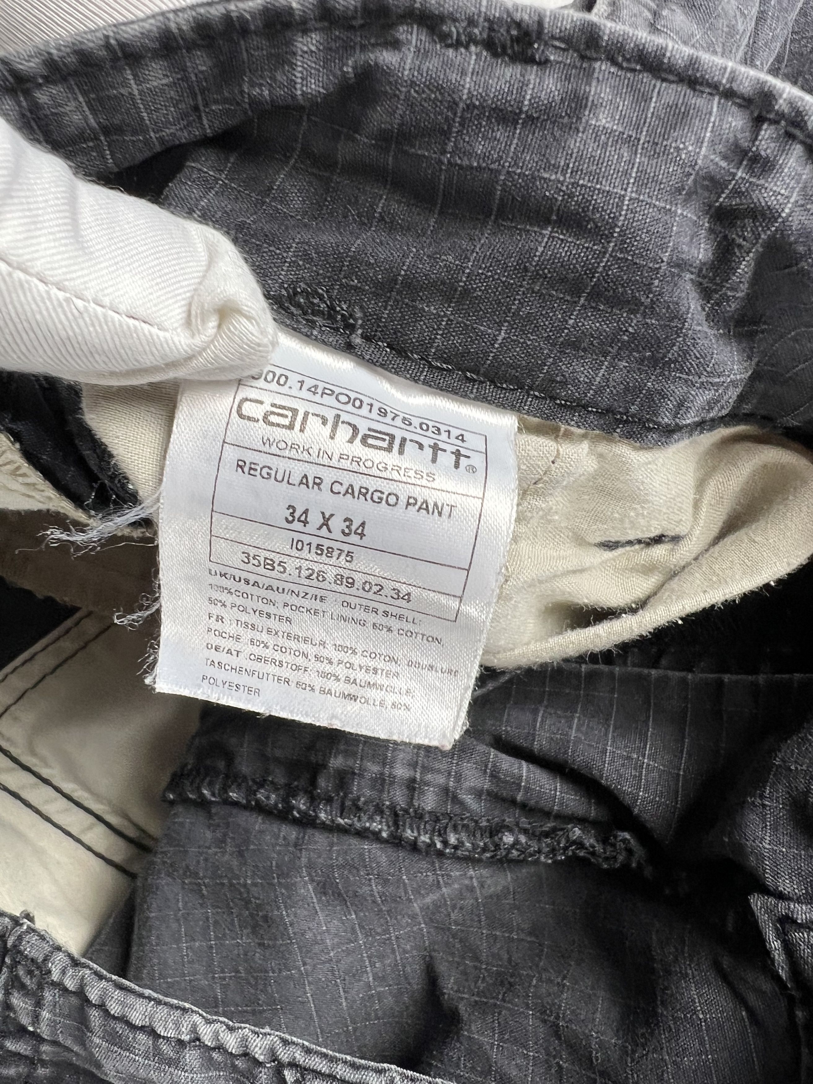 Carhartt × Vintage Vintage Carhartt Cargo Pants 34x34 Size US 34 / EU 50 - 4 Thumbnail
