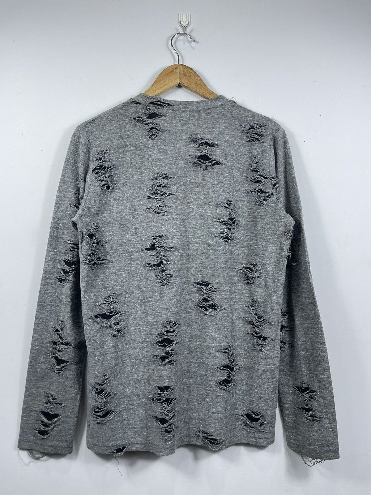 14th Addiction Japanese Distressed Grunge Long sleeve Size US M / EU 48-50 / 2 - 2 Thumbnail