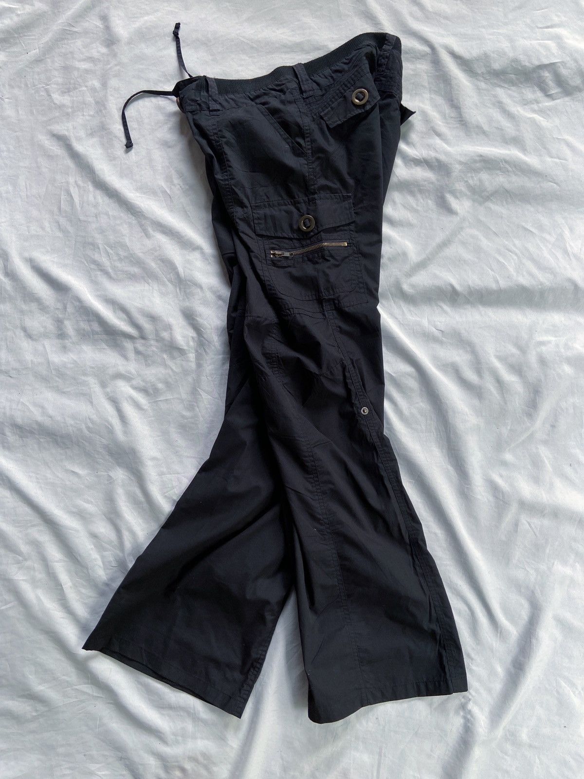 If Six Was Nine BEAUMONT CARR CARGO FLARED PANTS Size US 31 - 8 Thumbnail