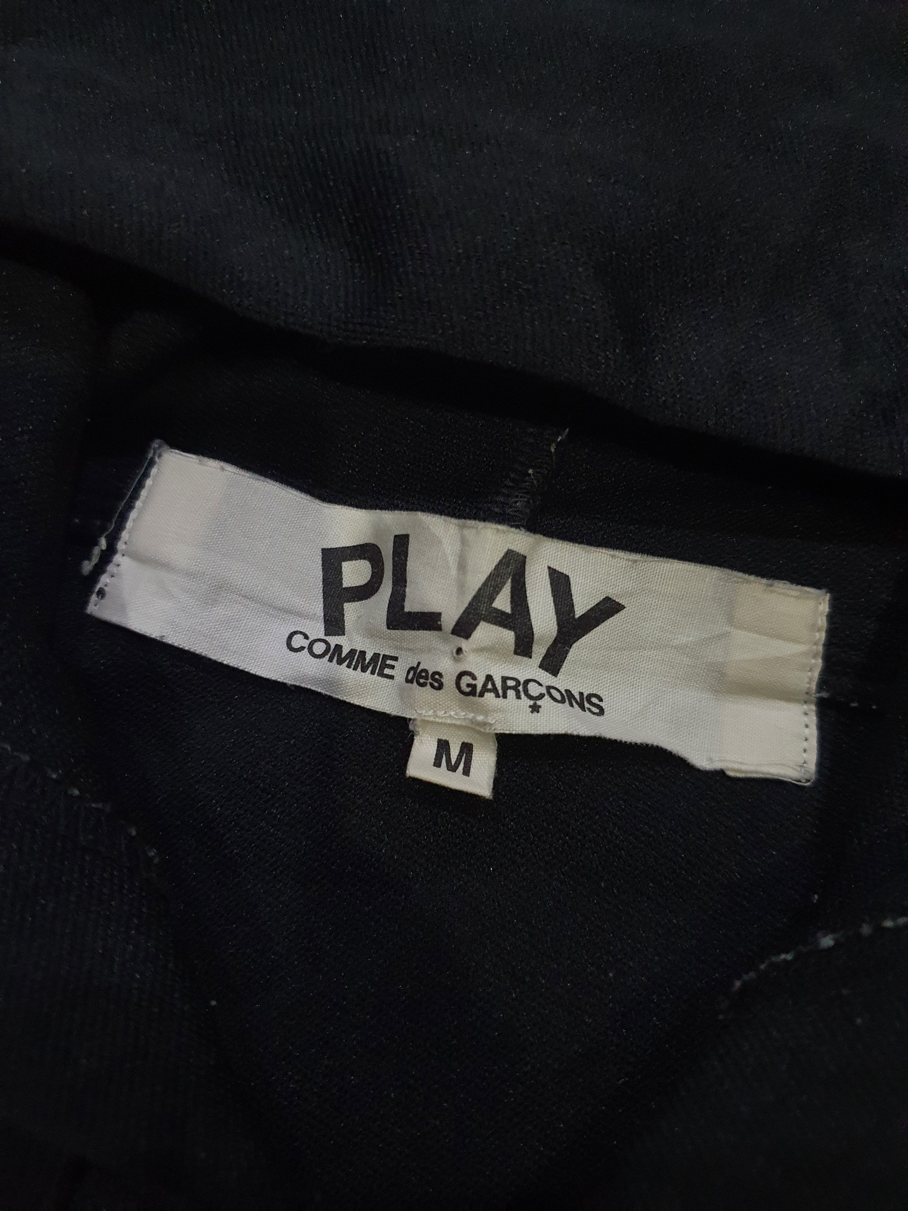 Comme des Garcons × Comme des Garcons PLAY Comme Des Garcons Play Zip Up Hoodie Sweater Size US M / EU 48-50 / 2 - 7 Thumbnail
