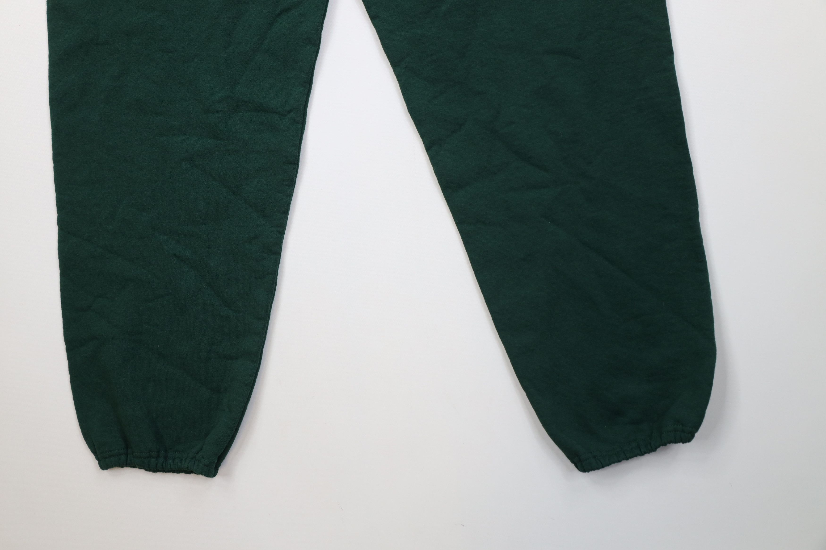 Vintage Vintage 90s Y2K Streetwear Heavy Sweatpants Joggers Green Size US 38 / EU 54 - 11 Thumbnail