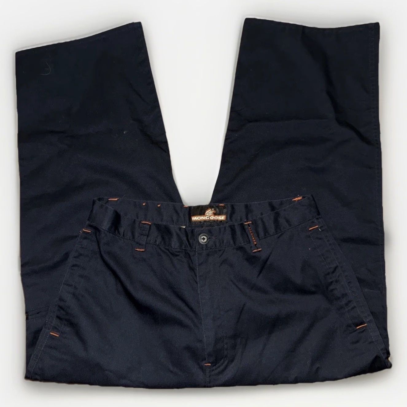 Vintage VINTAGE Mongoose BMX Chino Pants 32x27 Blue Y2K Streetwear Rare Size US 32 / EU 48 - 3 Thumbnail