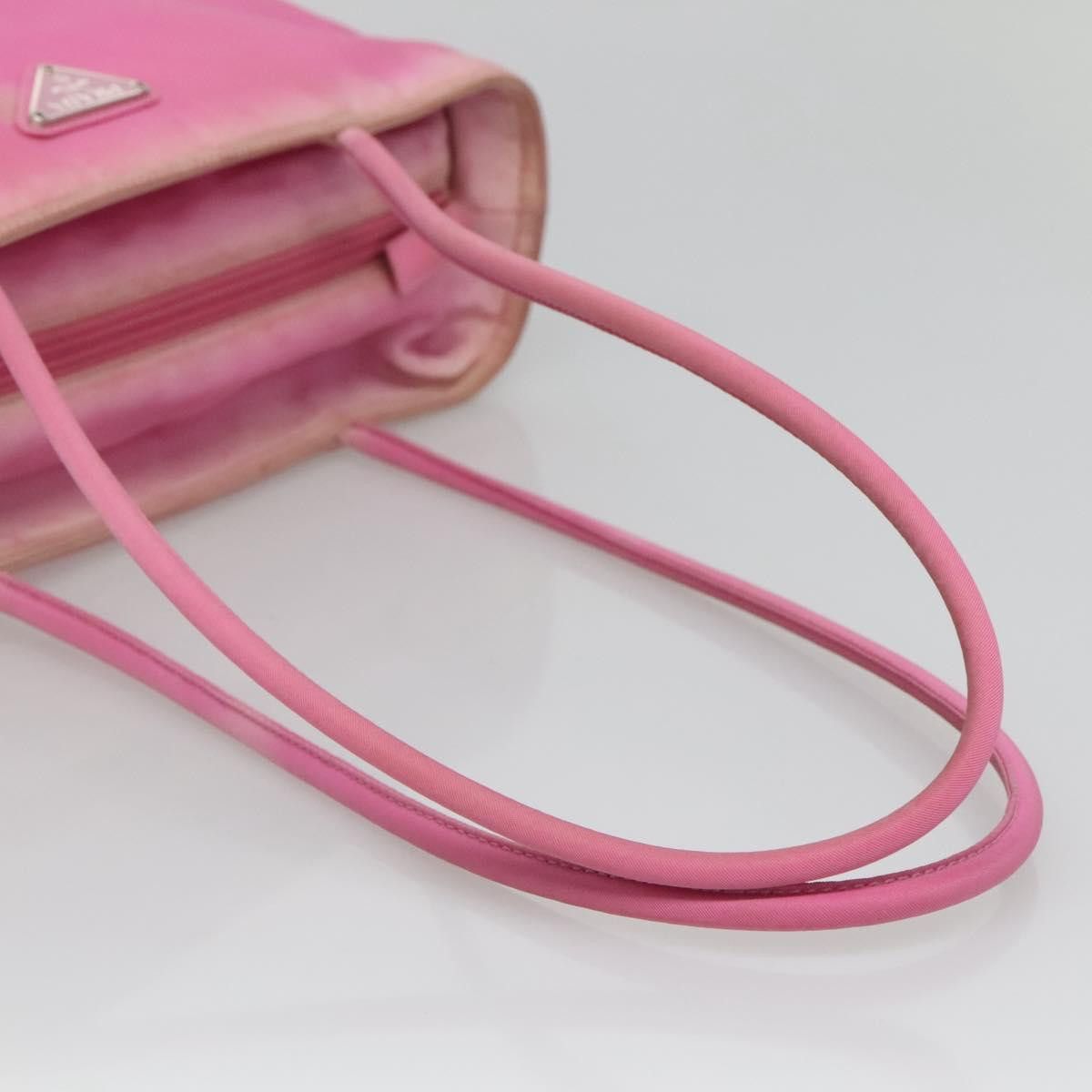 Prada PRADA Tote Bag Nylon Pink Silver Size ONE SIZE - 7 Thumbnail
