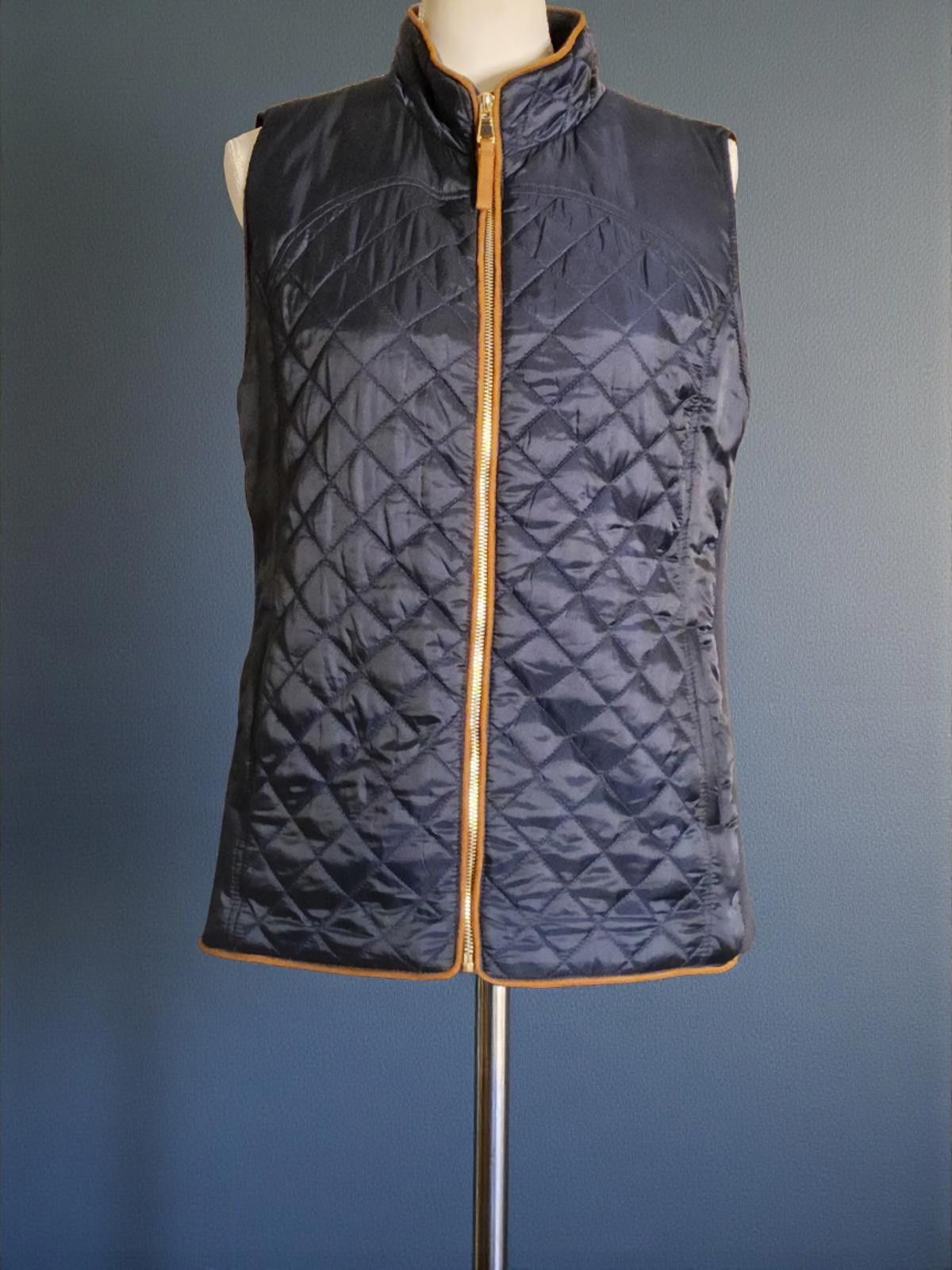 Other Rafaella Weekend Navy Blue Quilted Vest Size Large Size L / US 10 / IT 46 - 3 Thumbnail