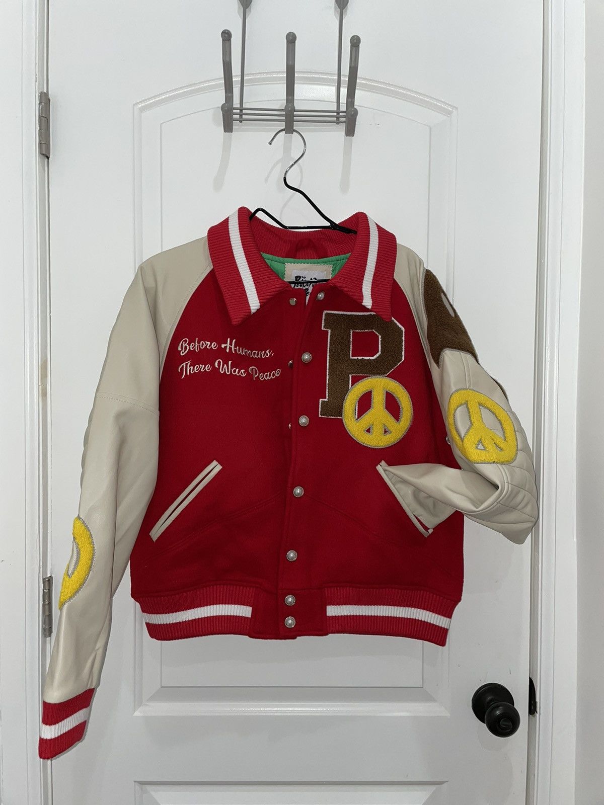 Designer The Peaceful People Varsity Jacket Size US S / EU 44-46 / 1 - 1 Thumbnail