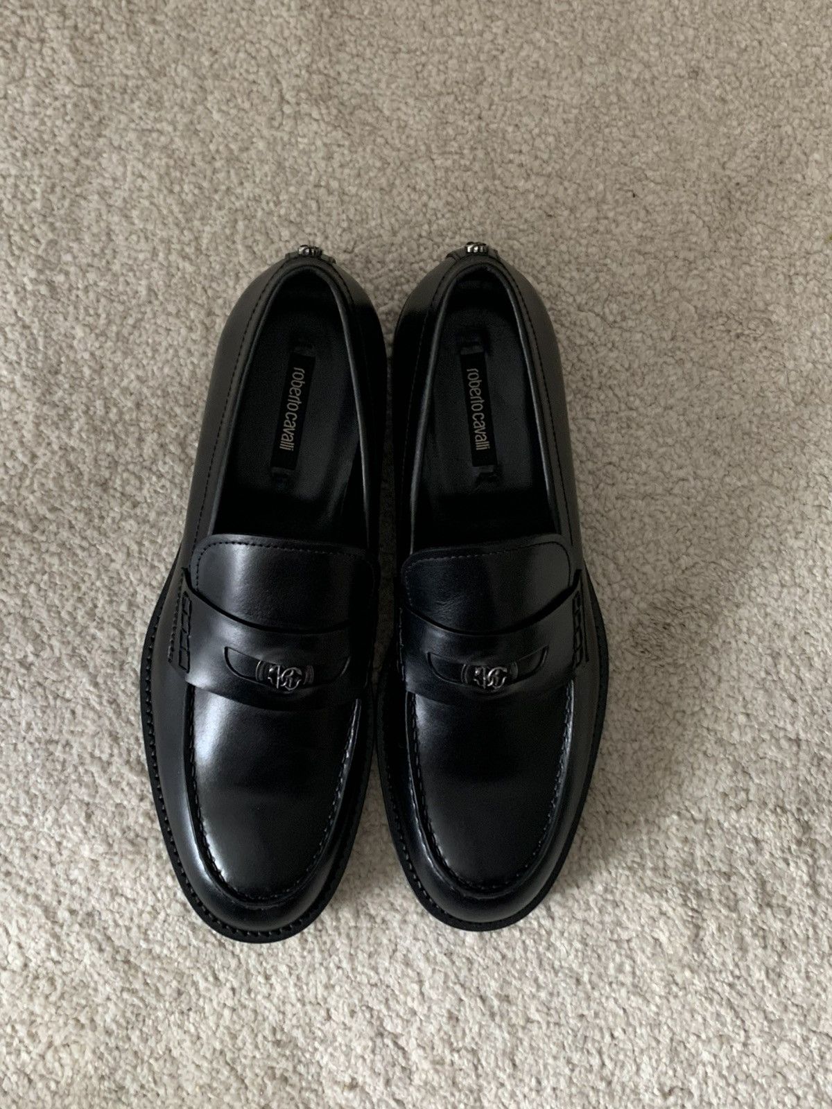 Roberto Cavalli Roberto Cavalli Murano Loafer Black EU44 Size US 11 / EU 44 - 3 Thumbnail
