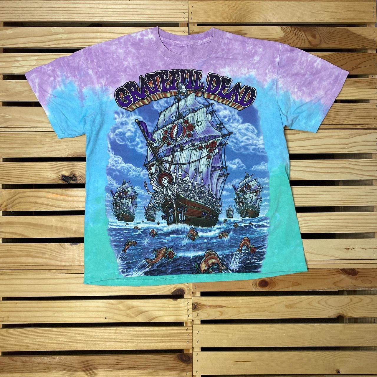Other Vintage Grateful Dead 2001 Tie-Dye Band Tee Size Small Size US S / EU 44-46 / 1 - 1 Thumbnail