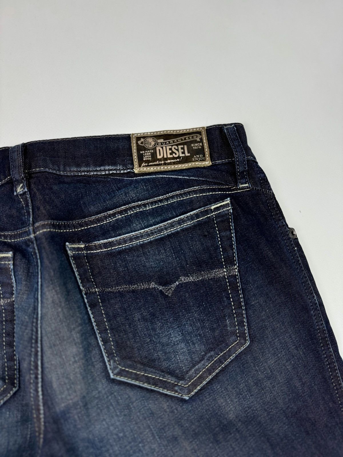 Other Y2K Vintage Diesel Getlegg Stretch Skinny Jeans Size 34" / US 12 / IT 48 - 11 Thumbnail