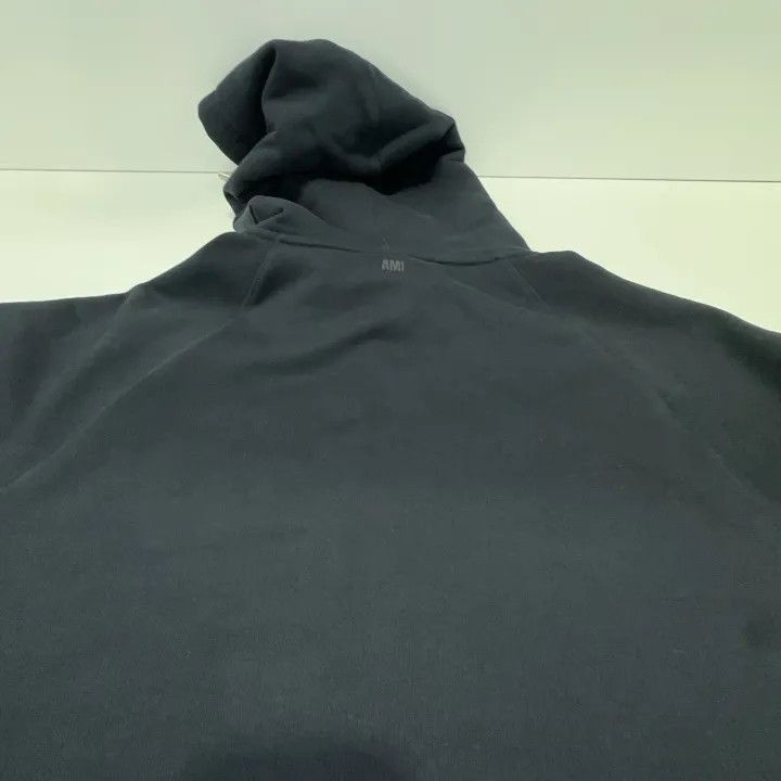 AMI AMIPARIS FW23 Black American Casual Hooded Jacket -2507 Size US M / EU 48-50 / 2 - 8 Thumbnail