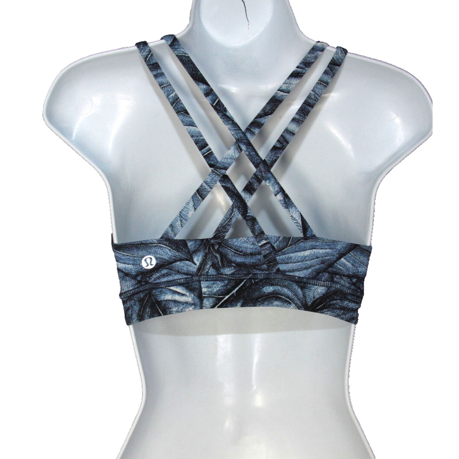 Lululemon Lululemon Energy Mini Concrete Jungle Alpine White Bra 4 $52 Size S / US 4 / IT 40 - 4 Thumbnail