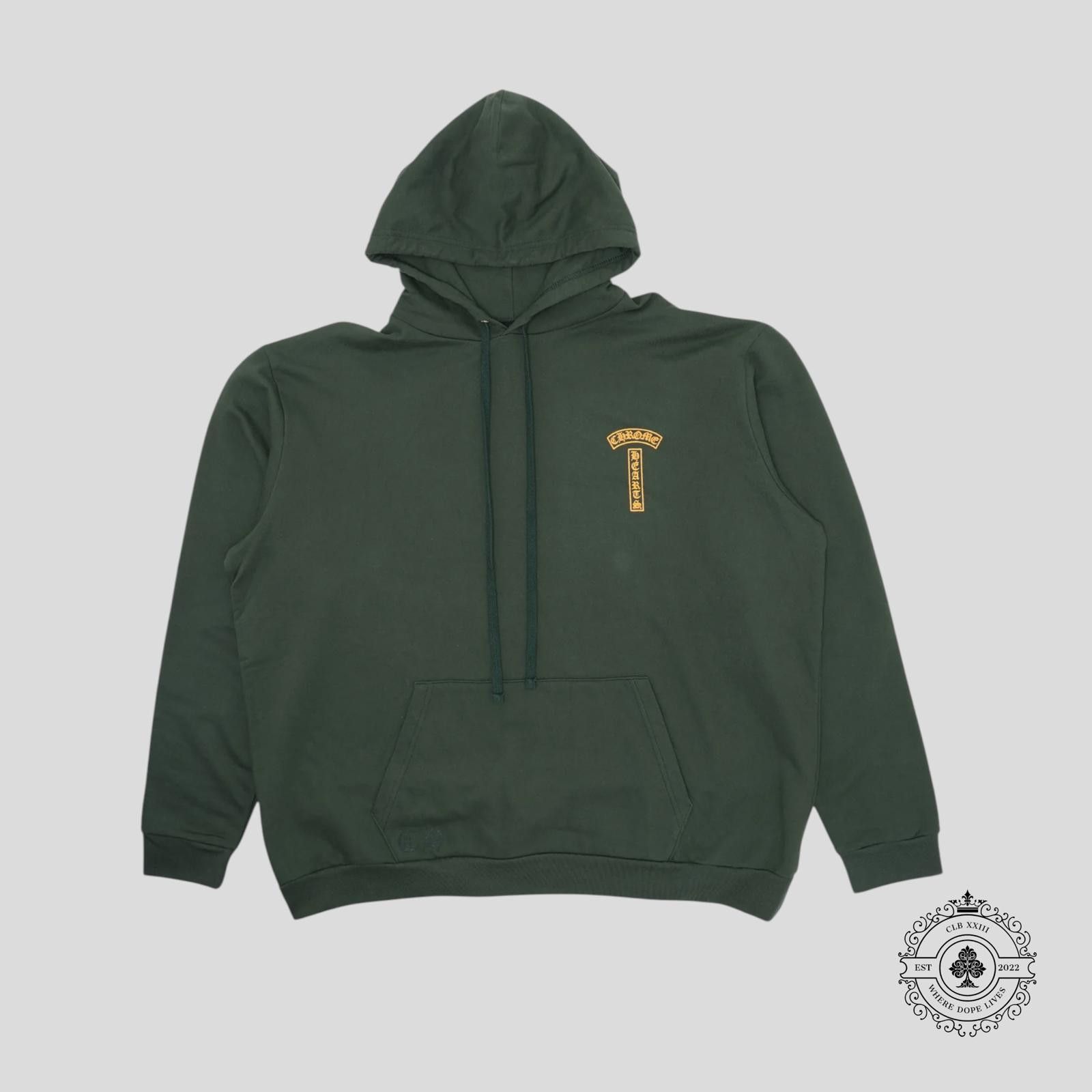 Chrome Hearts Chrome Hearts T-Bar Logo Hoodie in Green - X-Large Size US XL / EU 56 / 4 - 1 Thumbnail