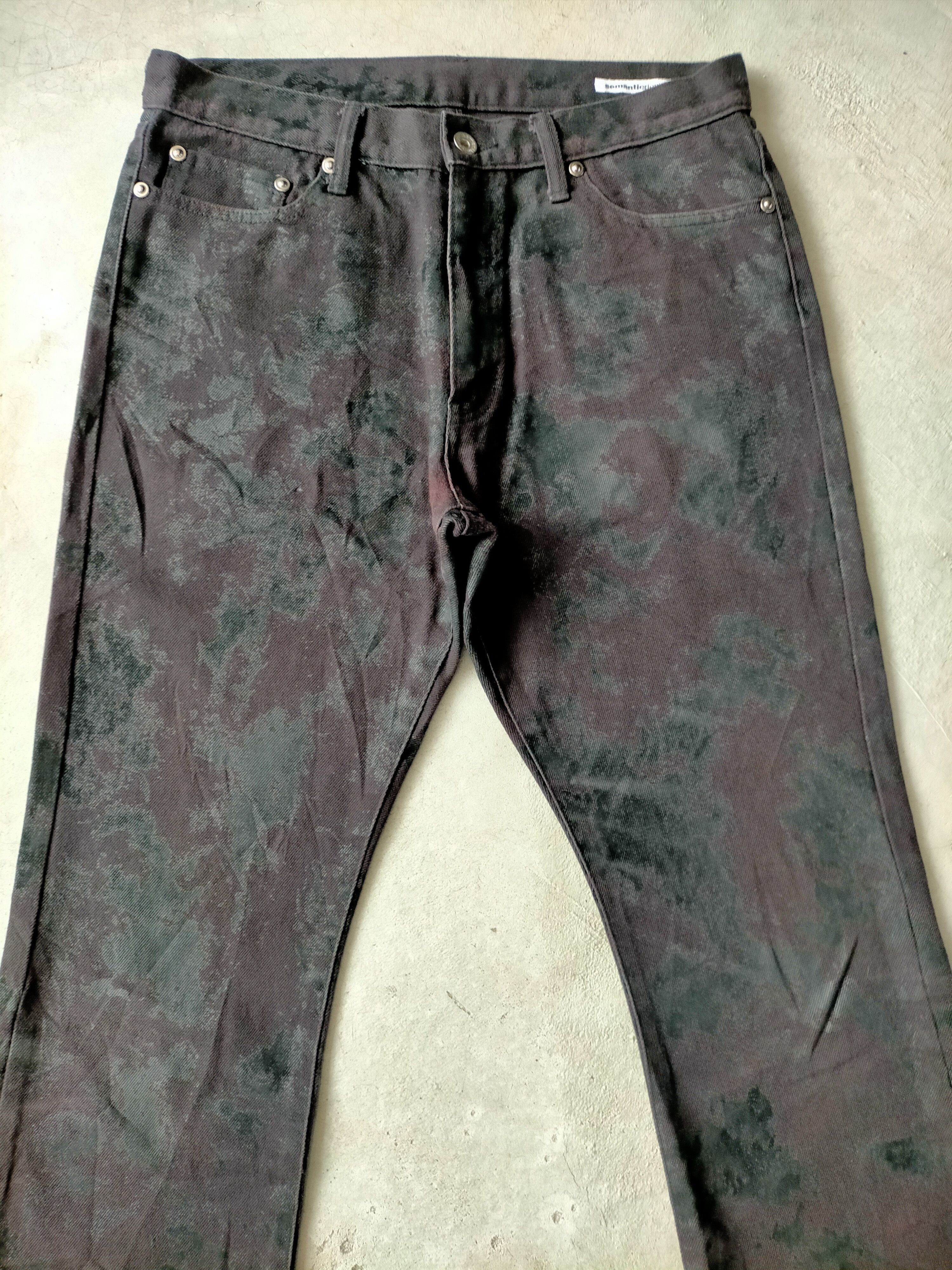 If Six Was Nine × Japanese Brand Japanese 🇯🇵 Flare Jeans Semantic Design Boot cut Denim Size US 31 - 3 Thumbnail