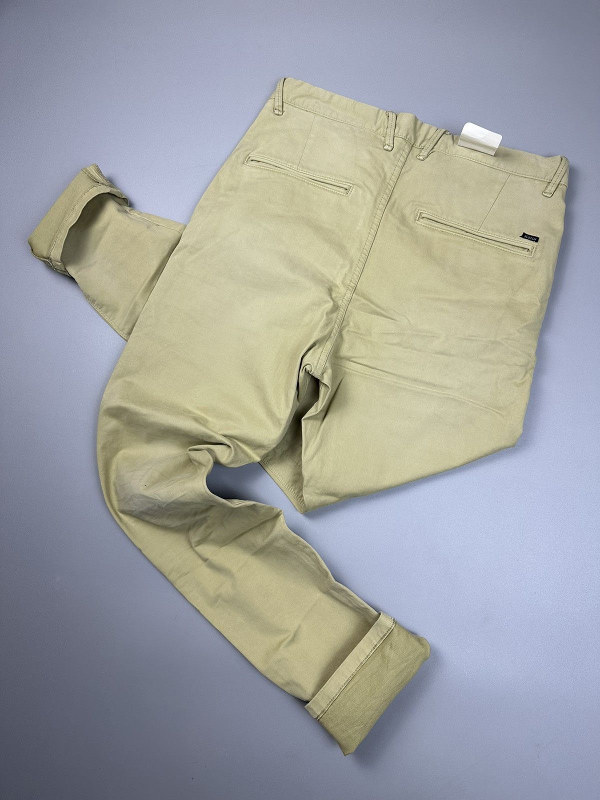 Scotch & Soda Scotch&Soda Fade Beige Knee Patch Chinos Size US 29 - 1 Thumbnail