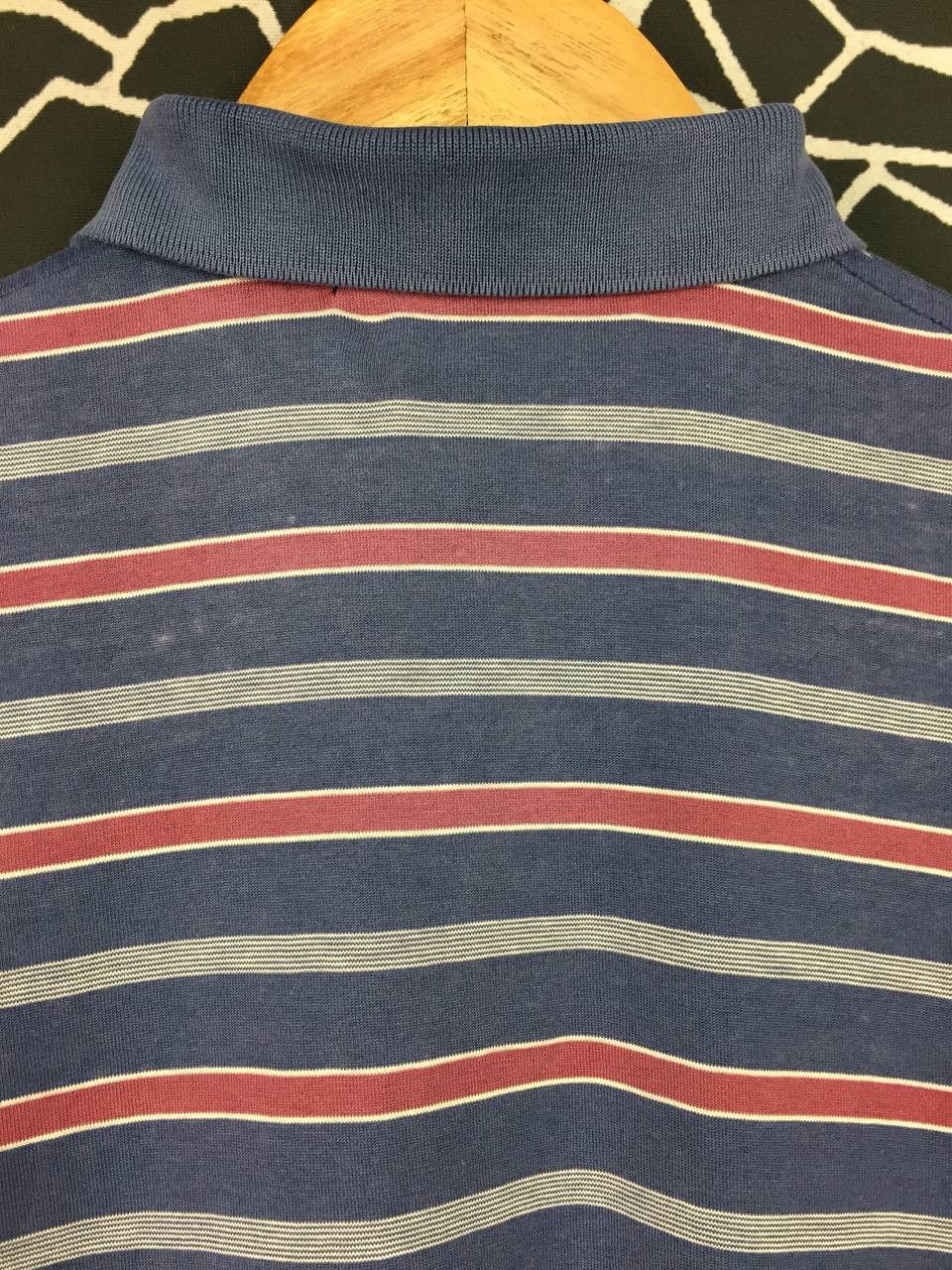 Polo Ralph Lauren Vtg Polo Ralph Lauren Pony Logo Striped Polo Shirt Size US S / EU 44-46 / 1 - 11 Thumbnail