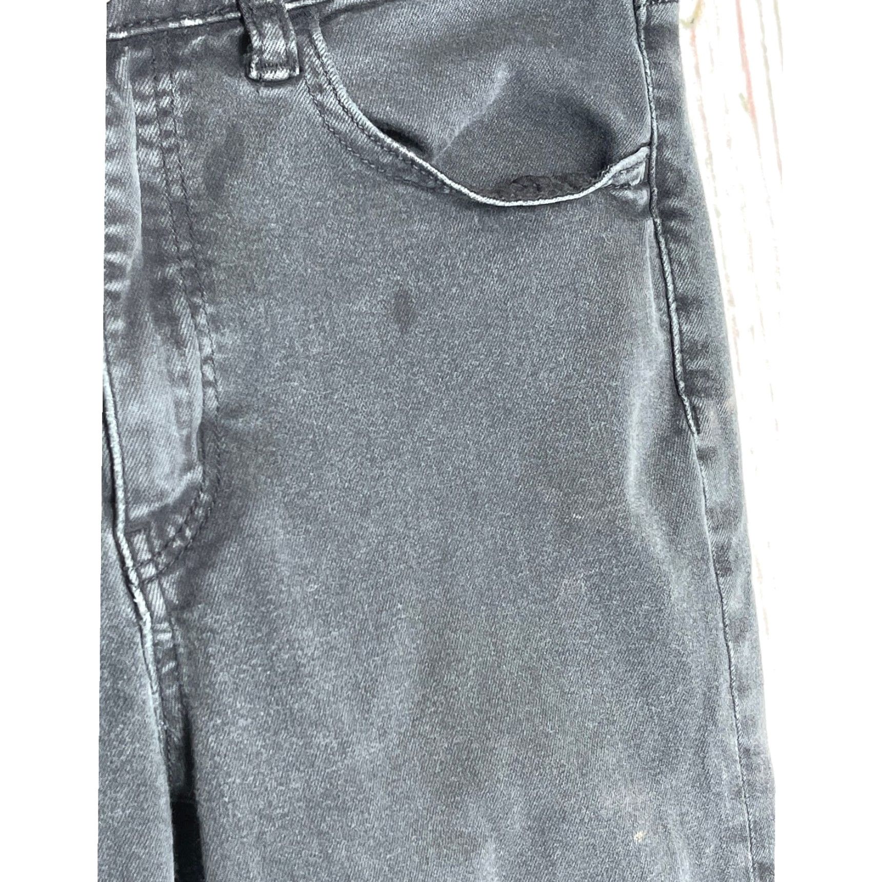 American Eagle Outfitters American Eagle Jeans Women Size 6 Gray Jegging Super Stretch Ripped Stains Womens Size 28" / US 6 / IT 42 - 4 Thumbnail
