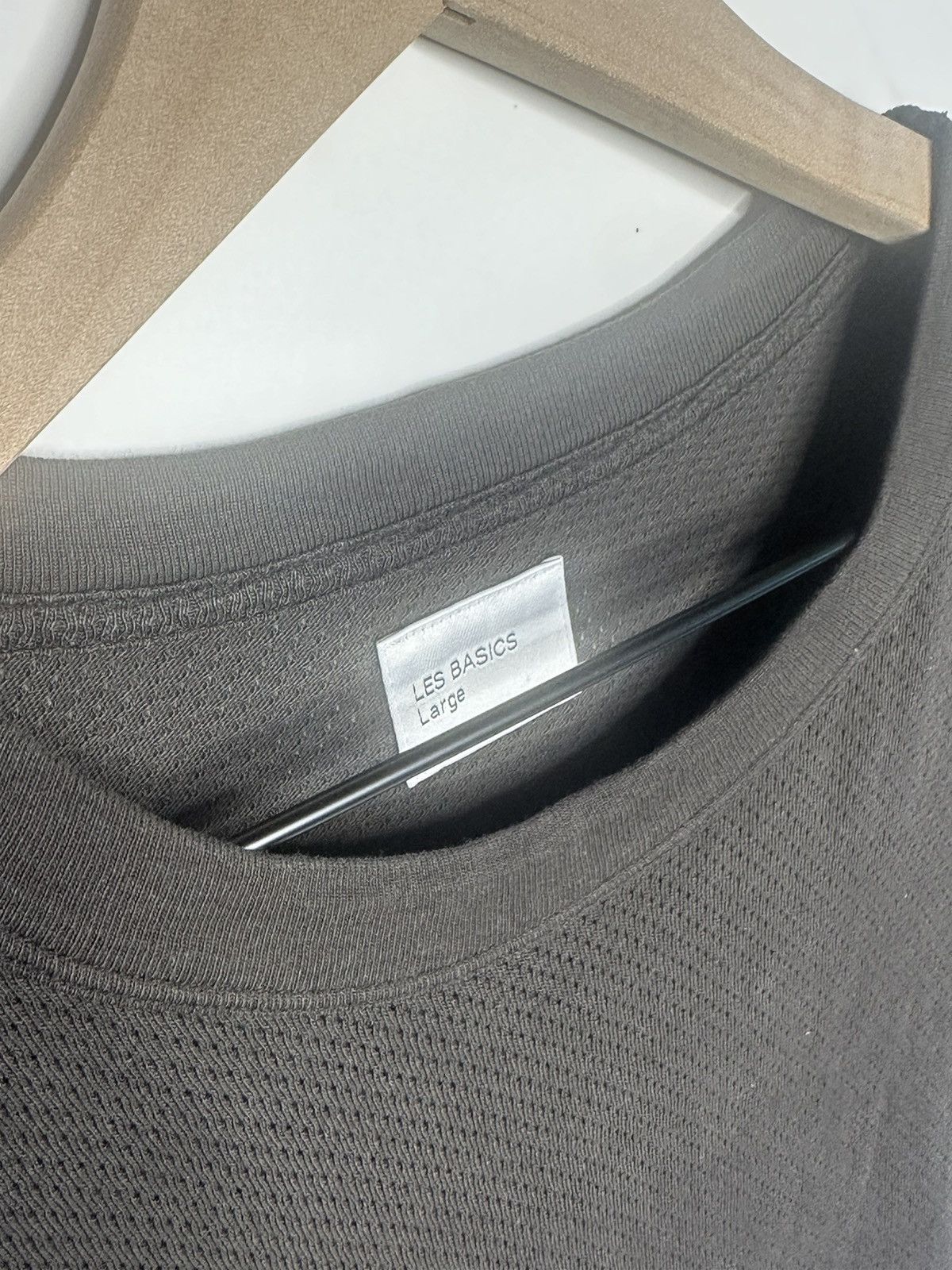 Les Basics Cotton Mesh T-Shirt Size US L / EU 52-54 / 3 - 2 Thumbnail