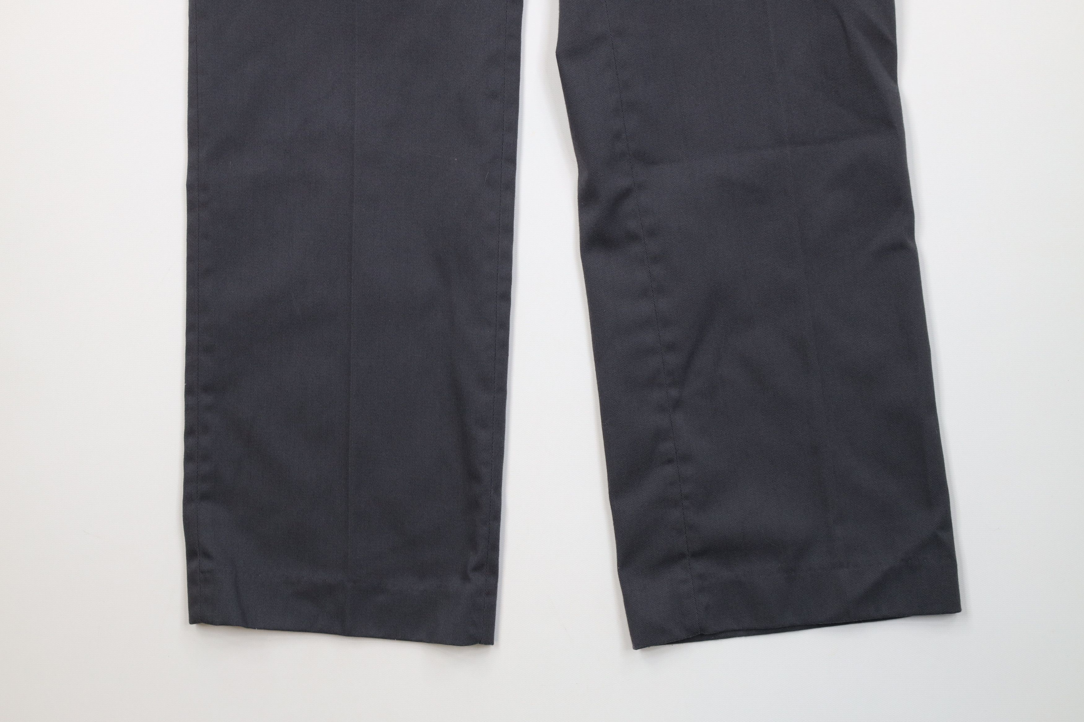 Vintage Vintage 70s Streetwear Twill Wide Leg Chino Pants Gray USA Size US 34 / EU 50 - 4 Thumbnail