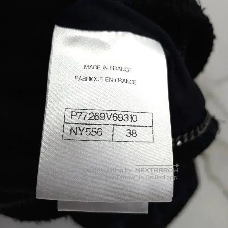 Chanel Chanel Dark Blue Cotton Blend Women's Jacket . Size M / US 6-8 / IT 42-44 - 8 Thumbnail