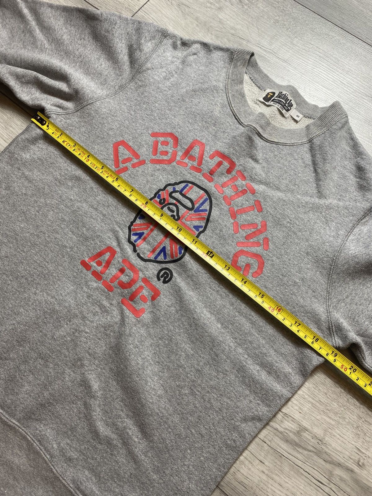Bape Bape union jack logo sweatshirt Size US S / EU 44-46 / 1 - 11 Thumbnail