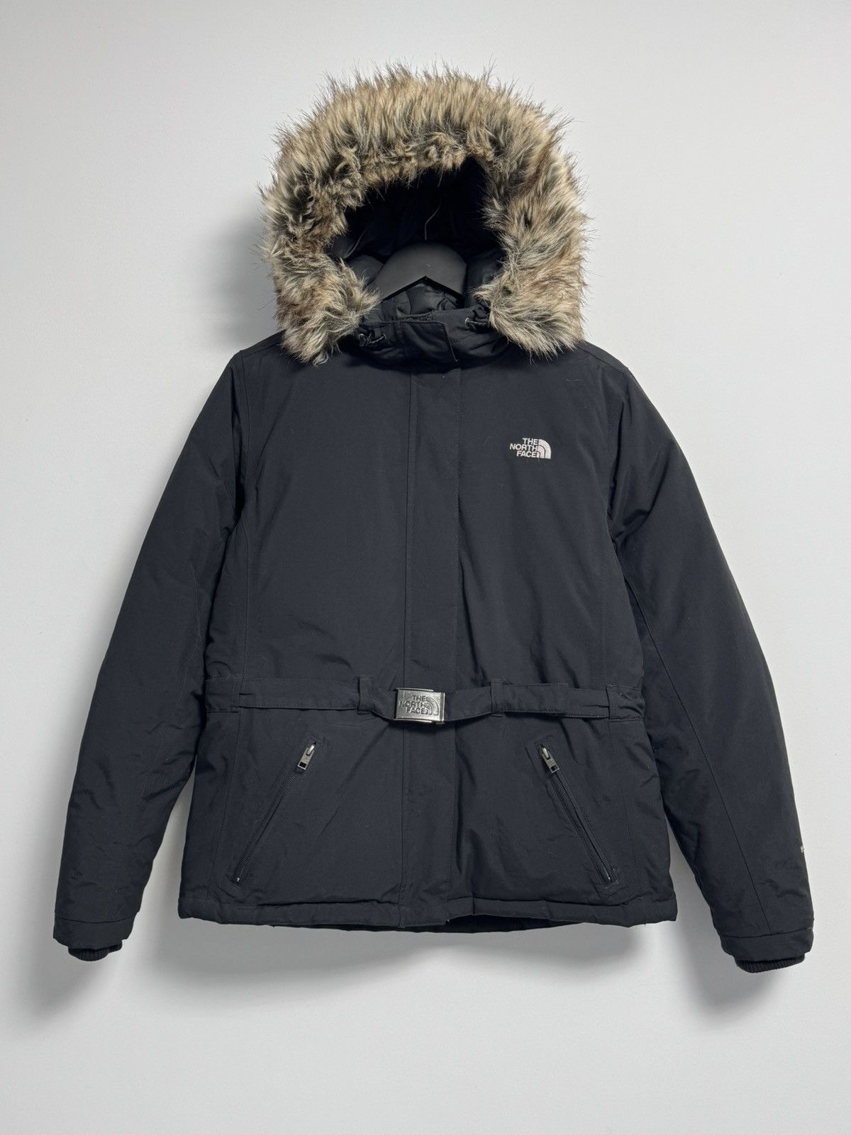 The North Face The North Face HyVent Womens Belted Down Jacket Size L / US 10 / IT 46 - 1 Thumbnail