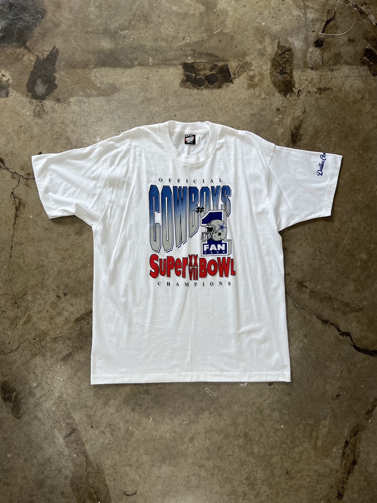 NFL Vintage 1993 Super Bowl XXVII Cowboy Fan Single Stitch XXL Size US XXL / EU 58 / 5 - 2 Thumbnail