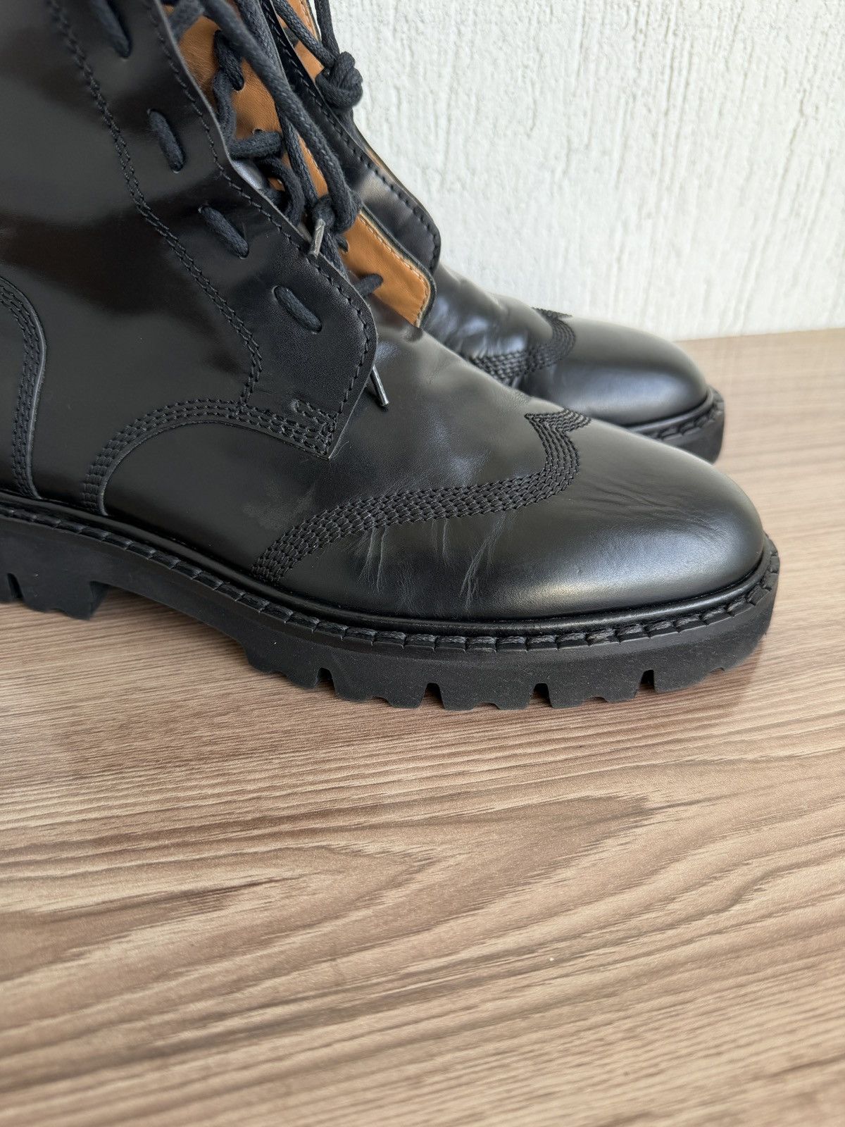 Maison Margiela Wing tip combat boots Size US 8 / EU 41 - 5 Thumbnail