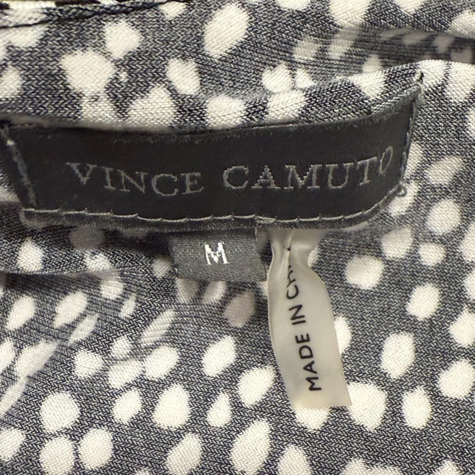 Vince Camuto Vince Camuto black & white polka dot sleeveless midi dress M Size M / US 6-8 / IT 42-44 - 6 Thumbnail