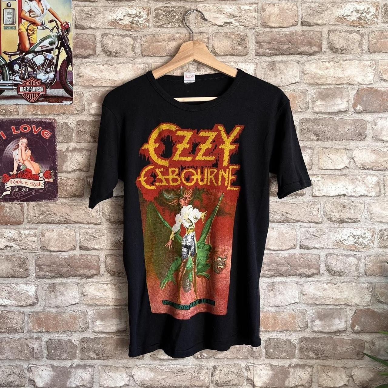 Band Tees 80s Ozzy Osbourne Vintage band tee Size US L / EU 52-54 / 3 - 1 Thumbnail