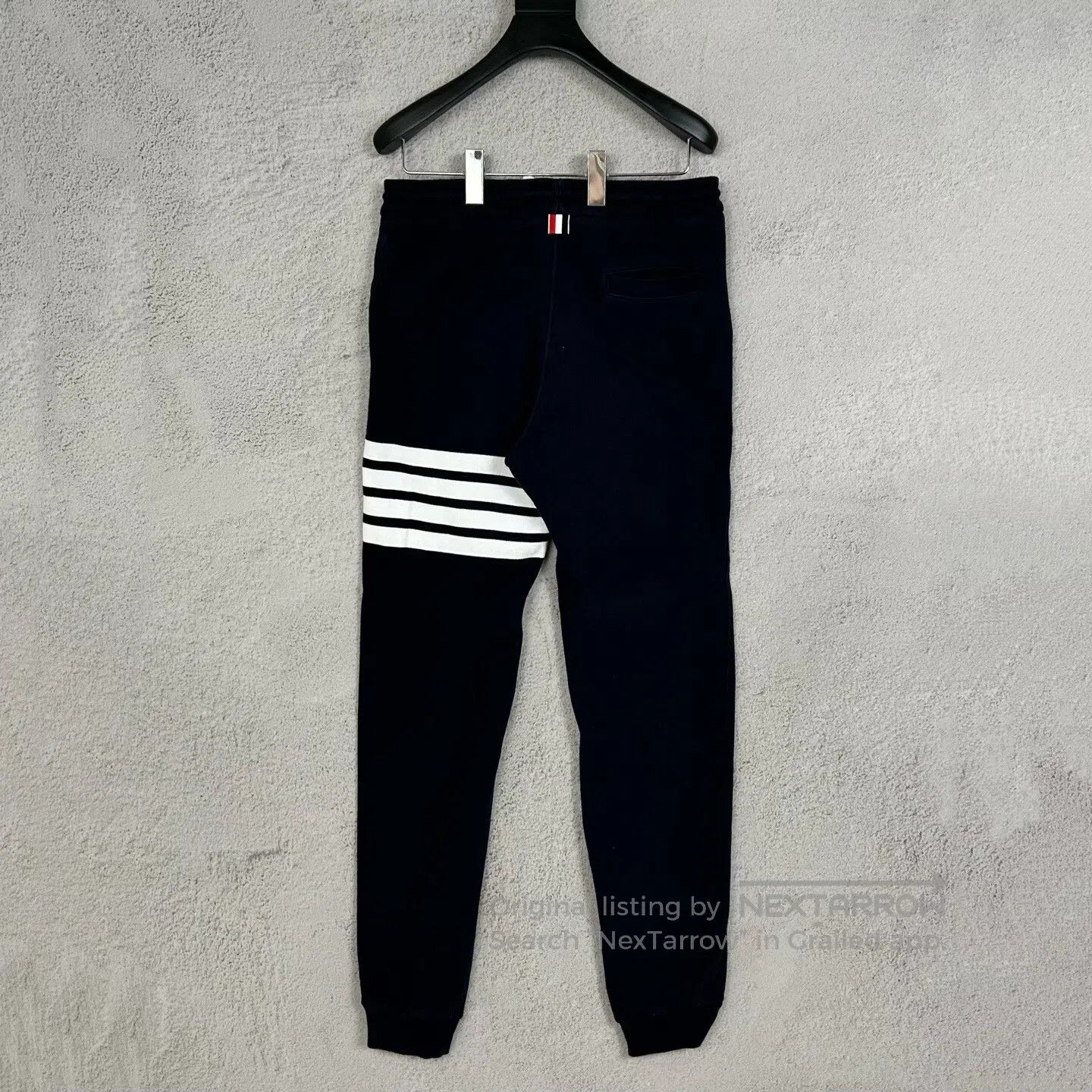 Thom Browne Thom Browne SIZE1 Classic four-striped ribbed drawstring Sw Size US 28 / EU 44 - 2 Thumbnail