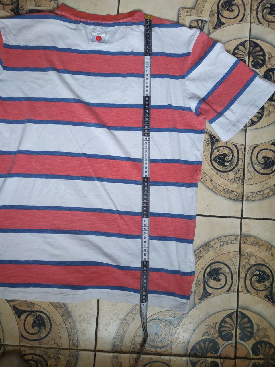 A$AP Rocky × Guess Guess Originals x ASAP Rocky GUE$$ Japan Striped T-Shirt Size US M / EU 48-50 / 2 - 8 Thumbnail