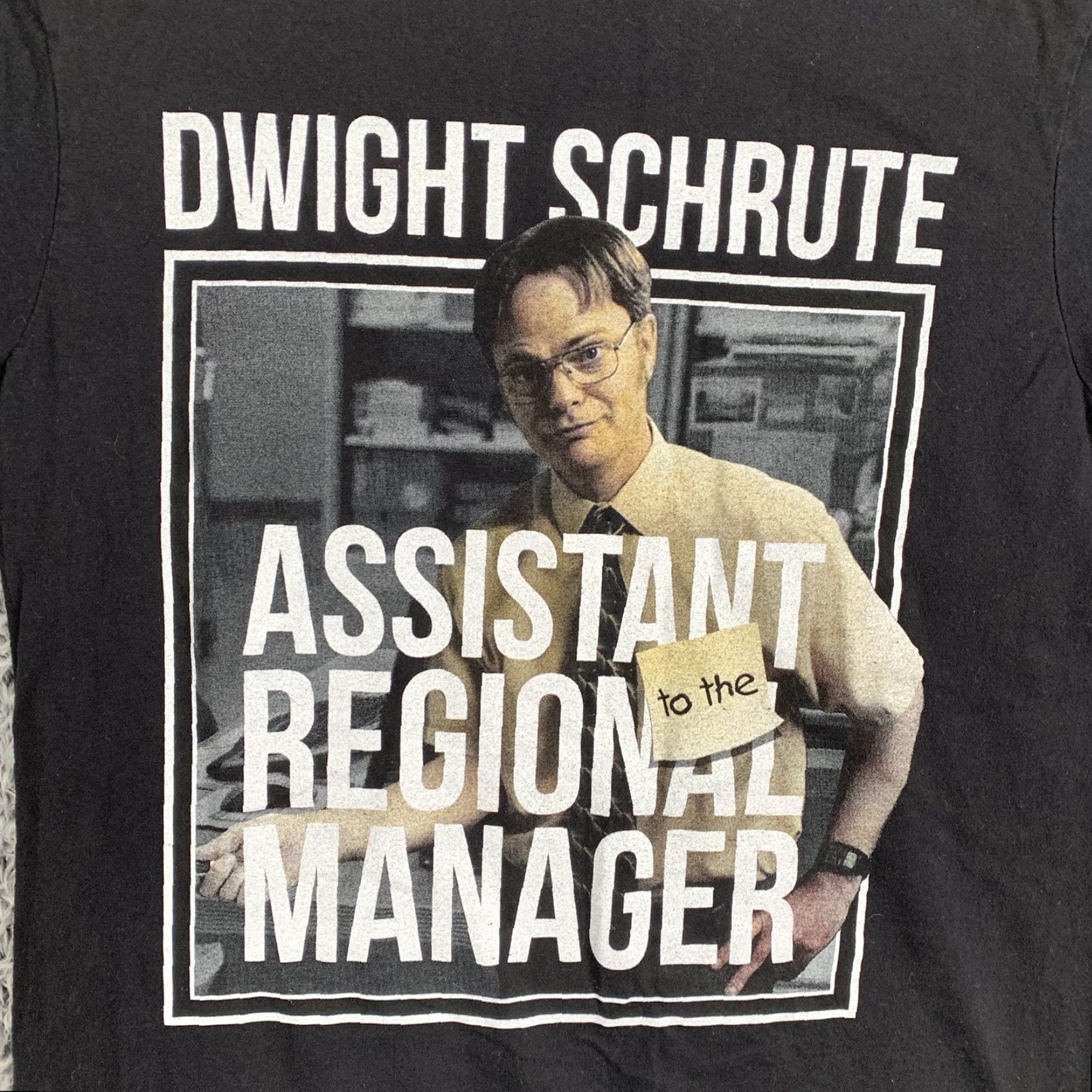 Vintage The Office Shirt Womens Small Black DWIGHT SCHRUTE TV Show Fanwear Tee Shirt Size S / US 4 / IT 40 - 2 Thumbnail