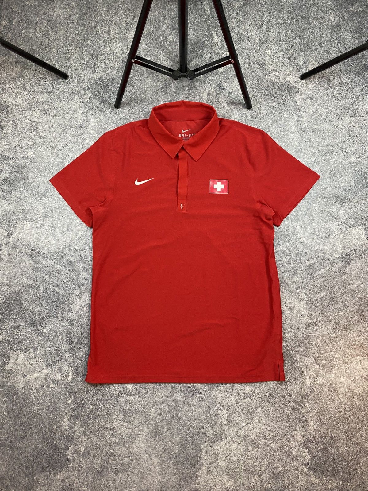 Nike Nike Roger Federer 2010 Nike Polo Shirt Top Medium M Size US M / EU 48-50 / 2 - 1 Thumbnail