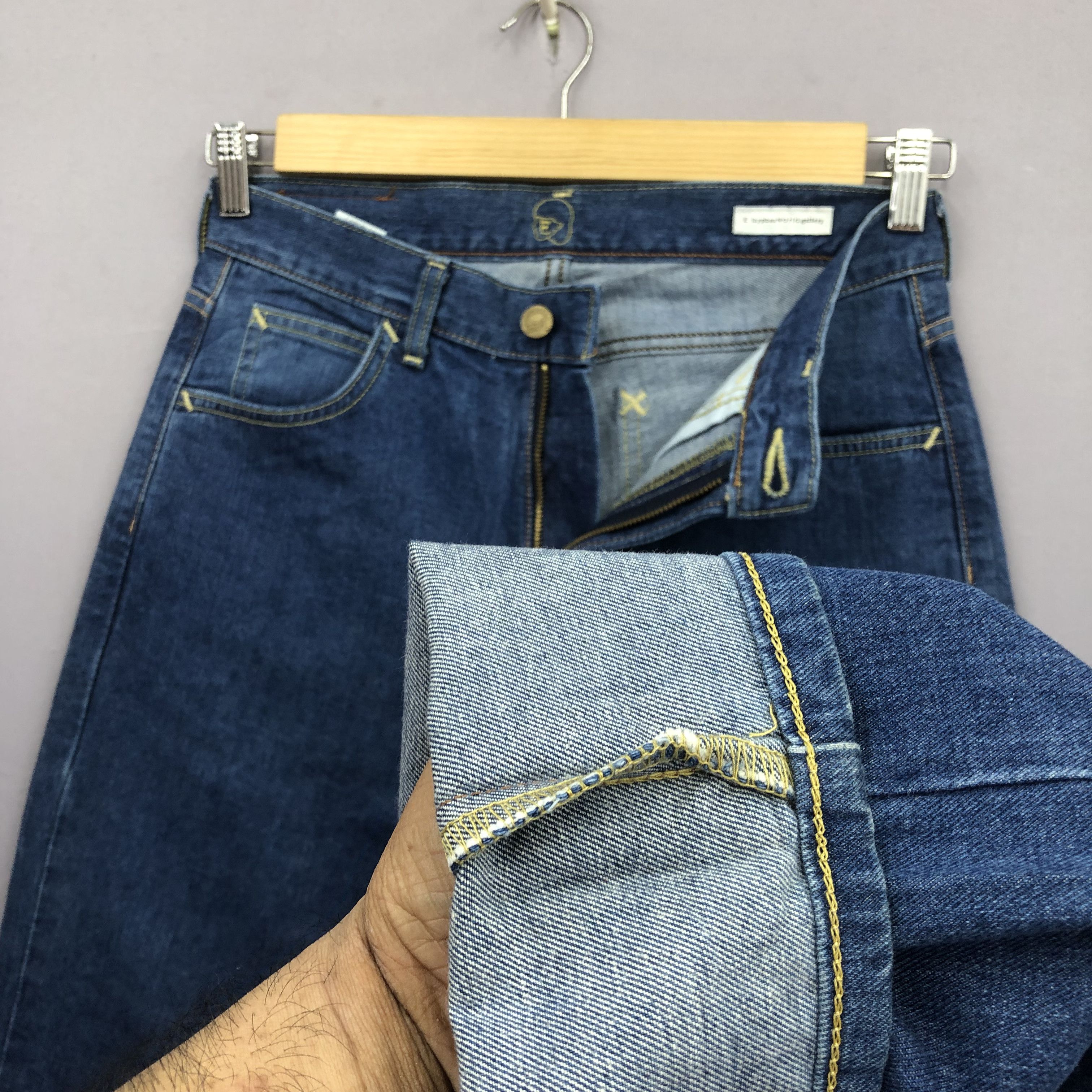 Lee Vintage 90s Lee X Hypen World Blue Jeans Denim Size US 30 / EU 46 - 9 Thumbnail