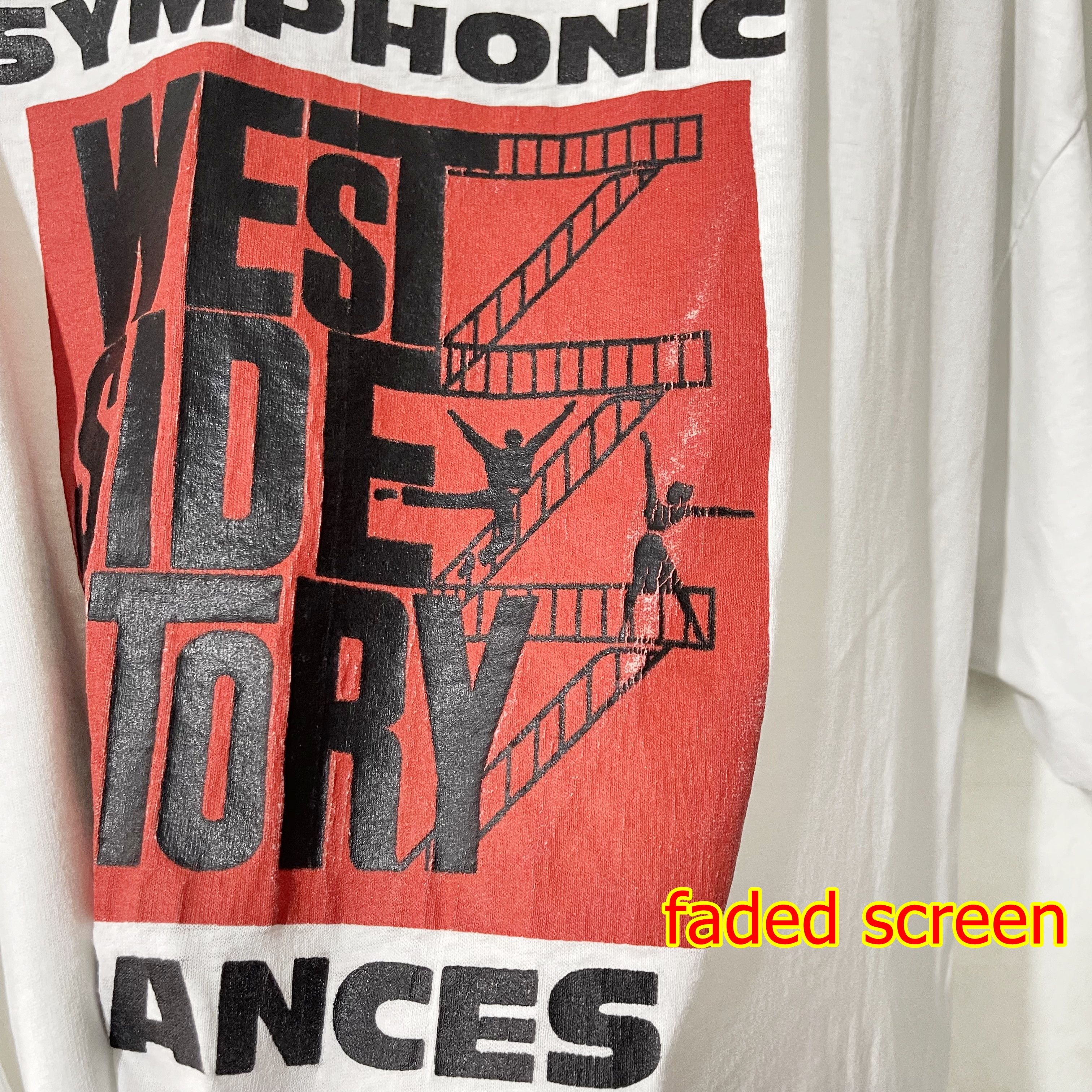 Vintage Vintage 90s Symphonic West Side Story Dances T-Shirt Size US XXL / EU 58 / 5 - 3 Thumbnail