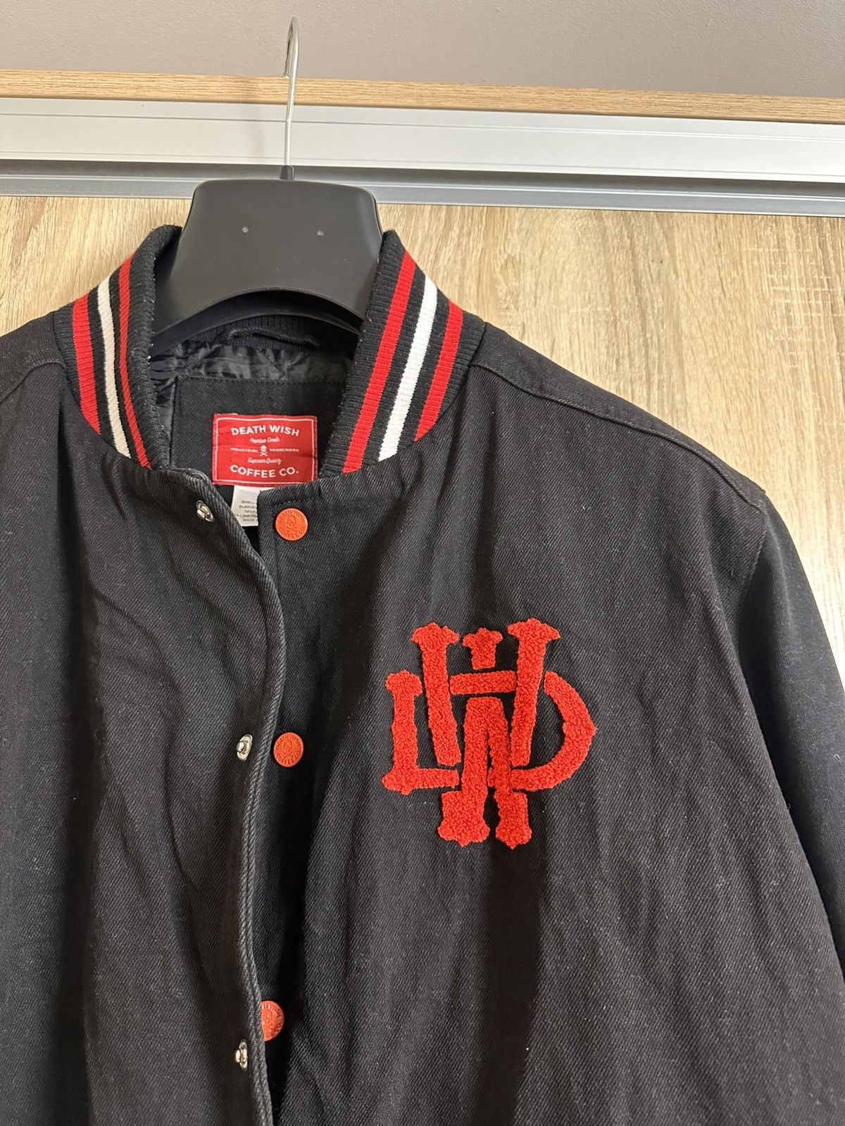 Death Row Records 🔥 RARE Death Wish Coffee Co Skull Jacket Bomber Ed Hardy Y2K Size US L / EU 52-54 / 3 - 5 Thumbnail