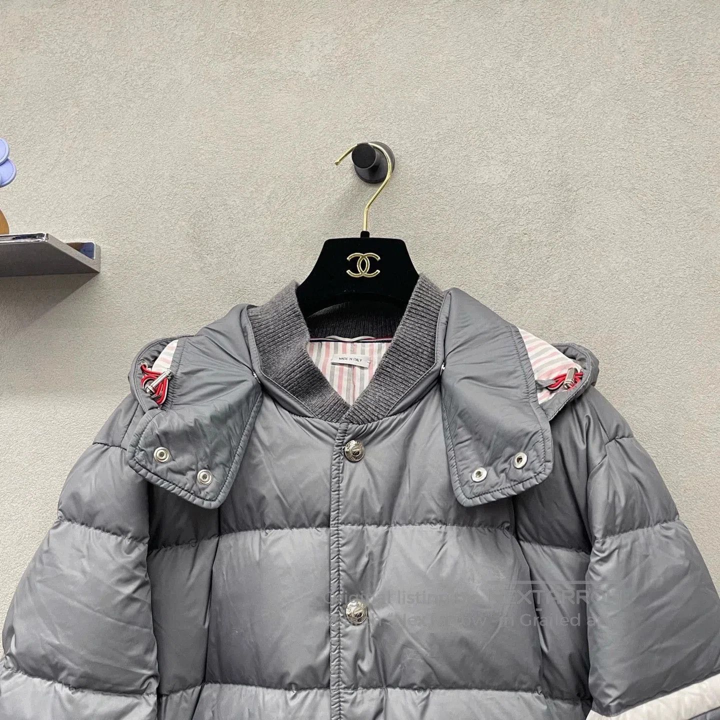 Thom Browne gray long puffer coat size 4 by TB. Size US L / EU 52-54 / 3 - 4 Thumbnail