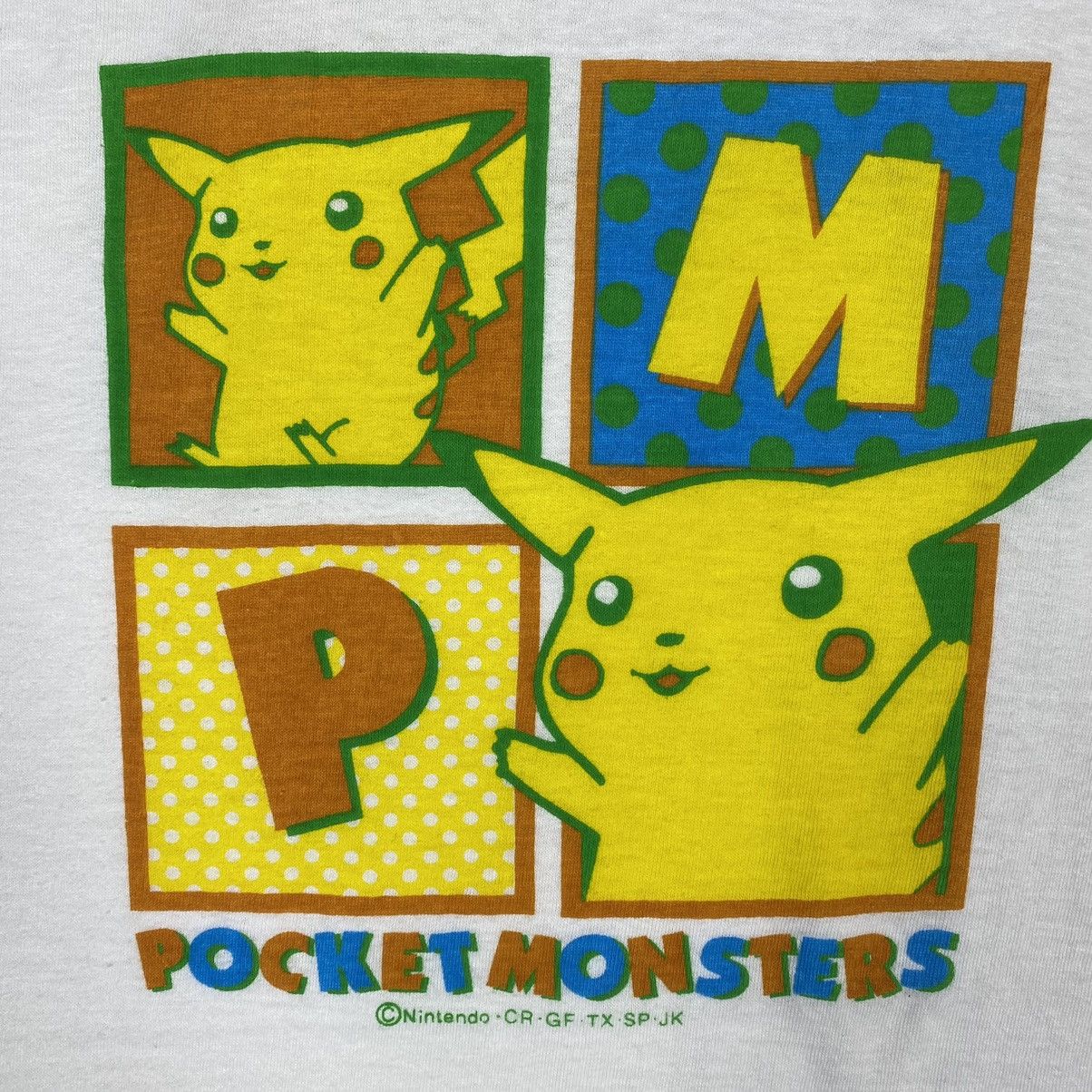 Pokemon Vintage 90's POCKET MONSTERS Pikachu Pokemon Japan Tee Size US M / EU 48-50 / 2 - 3 Thumbnail