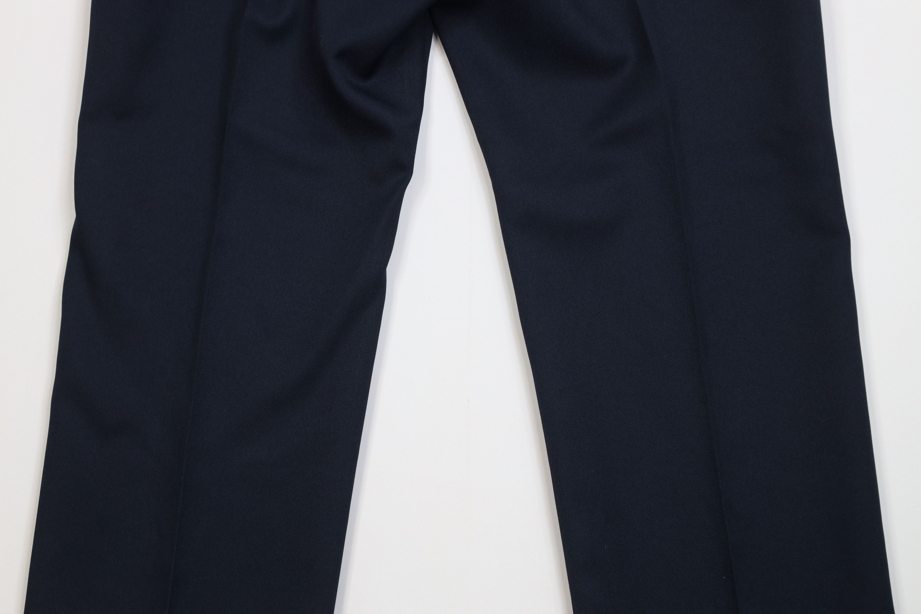 Vintage 70s Streetwear Flared Wide Leg Chino Pants Blue USA