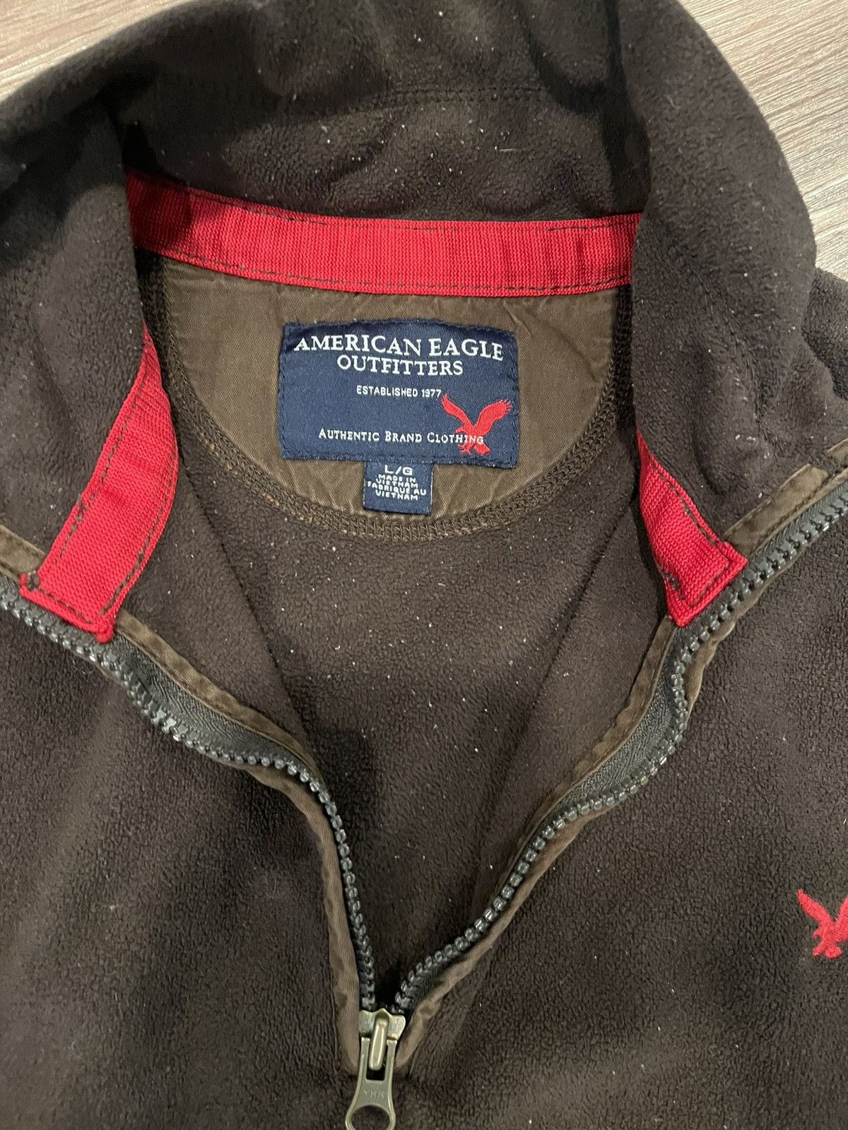 American Eagle Outfitters Brown Quarter-zip Size US L / EU 52-54 / 3 - 2 Thumbnail