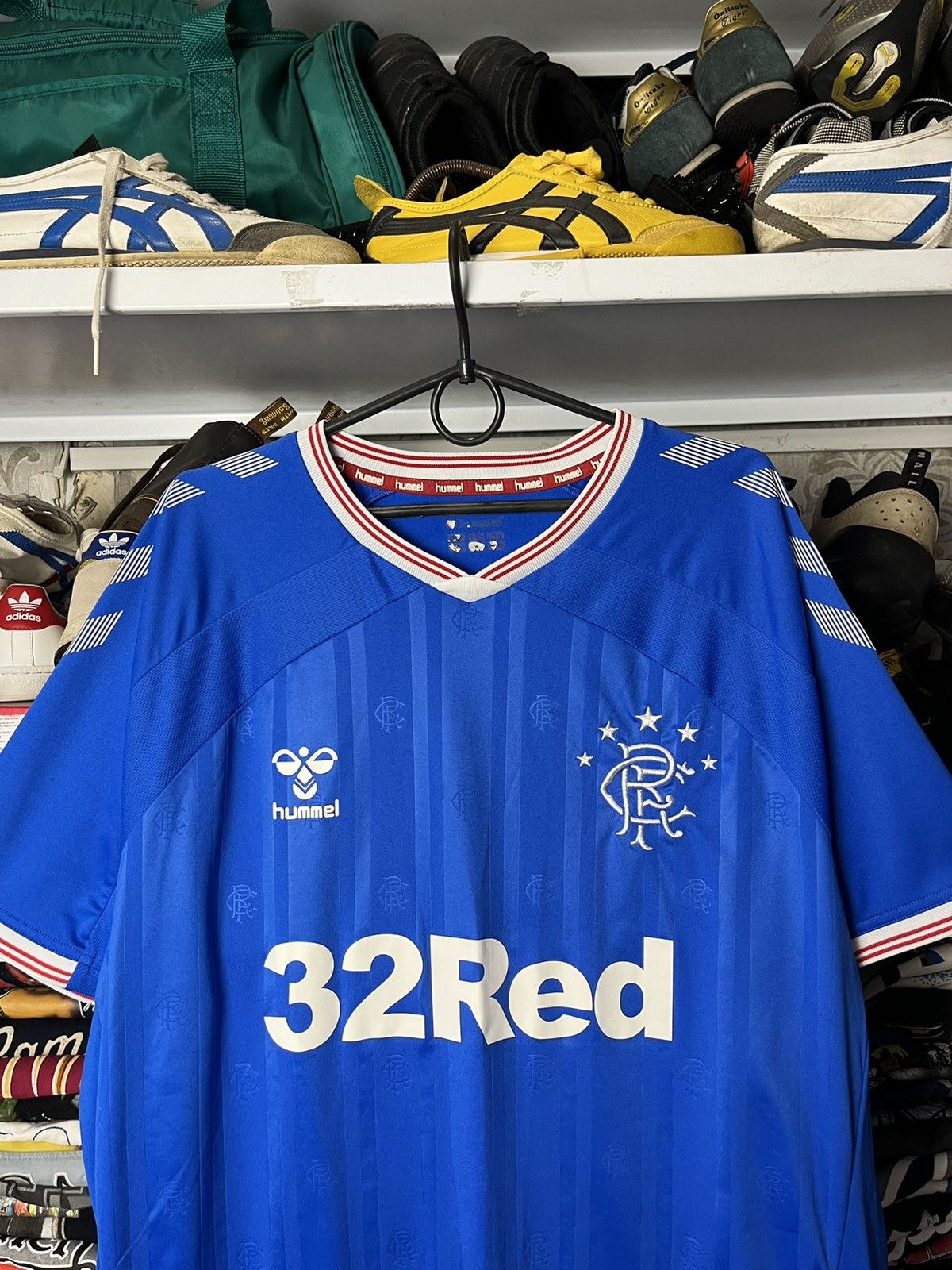 Hummel Hummel Rangers 2019-20 home football shirt jersey size XL Size US XL / EU 56 / 4 - 2 Thumbnail