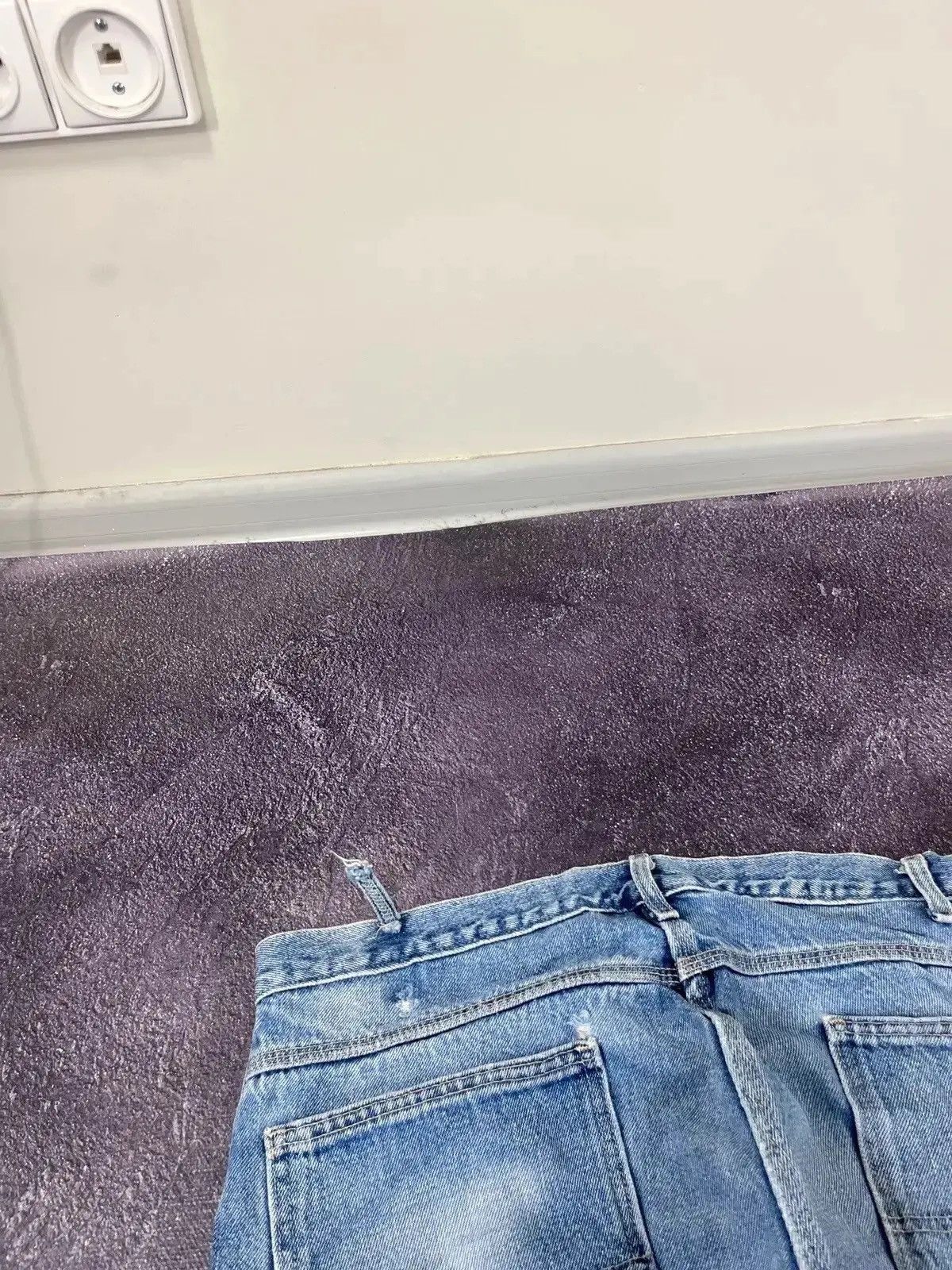 Dickies × Vintage Vintage Dickies Light Blue Faded Denim Work Hype Baggy Jeans Size US 38 / EU 54 - 6 Thumbnail